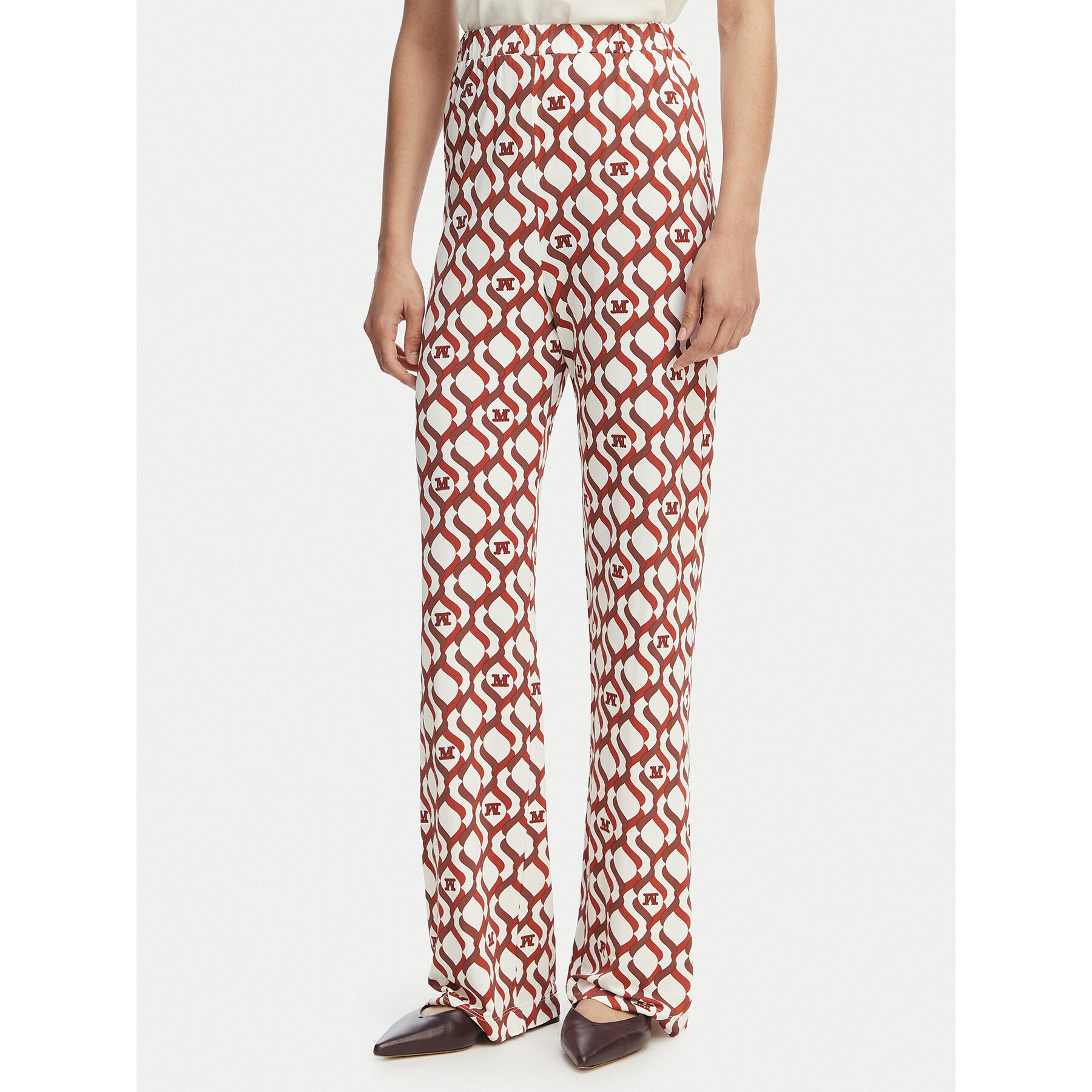 Max Mara Beachwear Stoffhose Bchabate 2616781029 Bunt Relaxed Fit