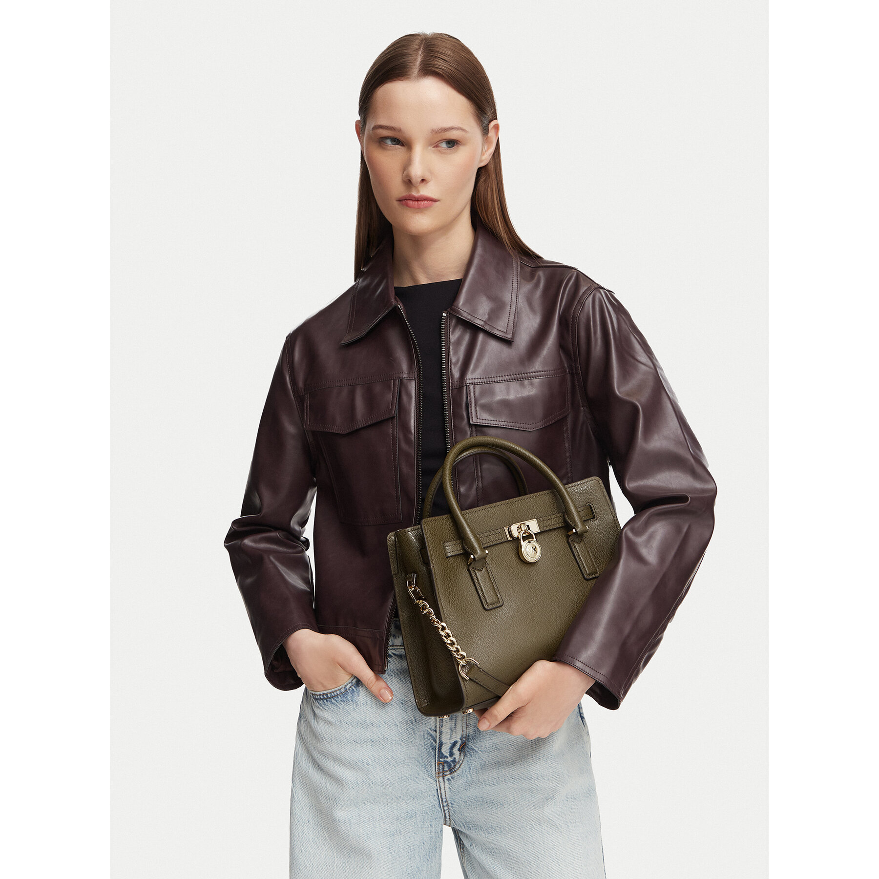 Torbica MICHAEL Michael Kors 30T6GNXS1L Zelena