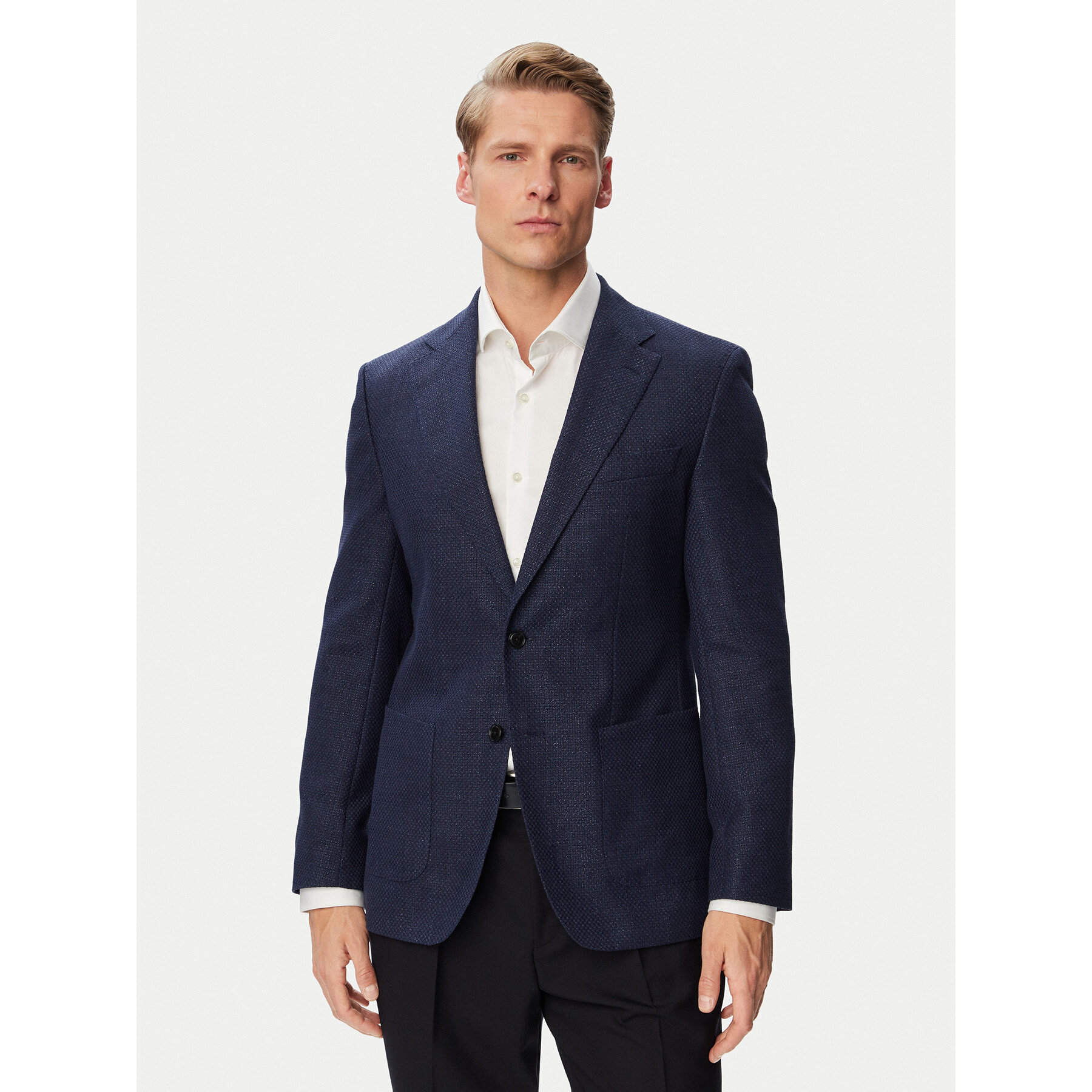 BOSS Sakko H-Hutson-2PP-263 50567488 Dunkelblau Slim Fit