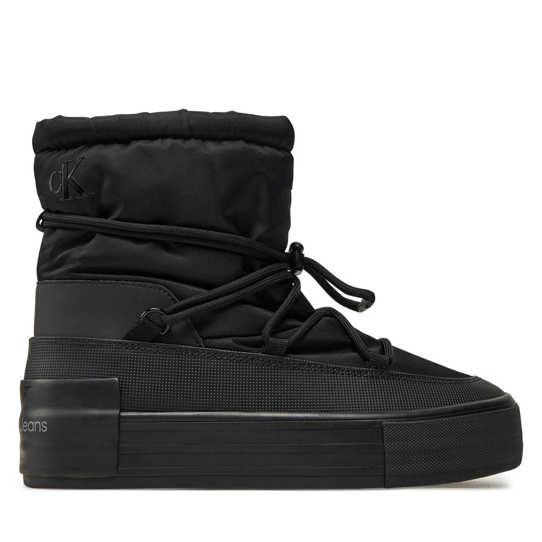 Stövletter Calvin Klein Jeans Vulc Flatform Snow Boot Wn YW0YW01591 Svart