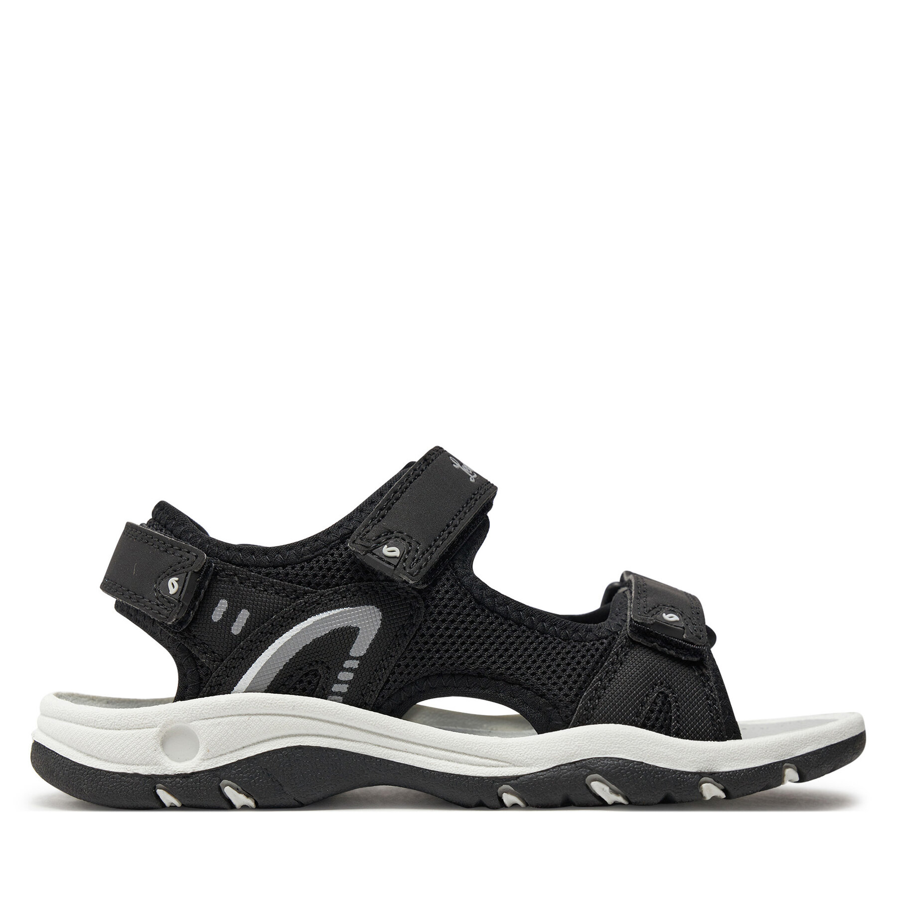 Kinder Sandalen Leaf, Schuhgröße 36, Schwarz, Karhula LKARL201L