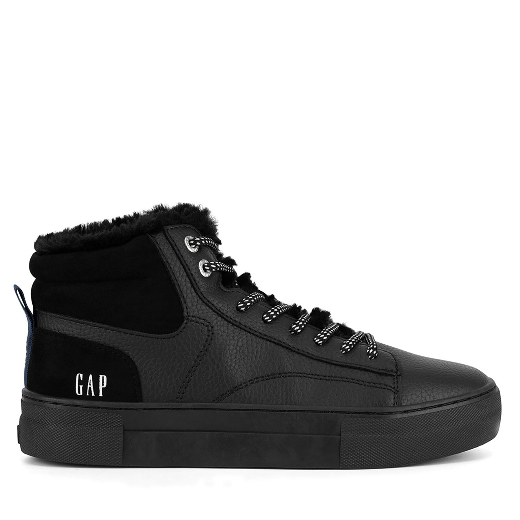 Sneakersy Gap PORTLAND CUP MID W GP505011AW-BKBK Čierna