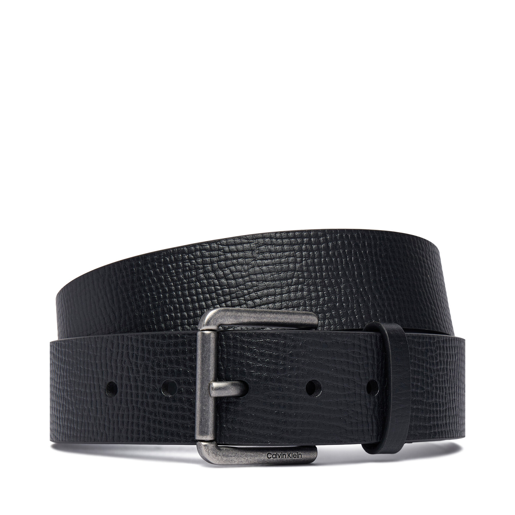 Remen Calvin Klein Casual Roller Buckle 40Mm LV04D7098G Crna