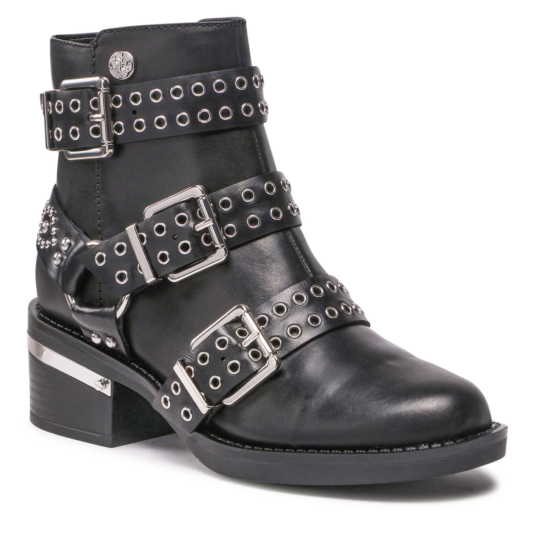 Botine Guess Fifii FL7FFI ELE10 BLACK epantofi.ro imagine noua