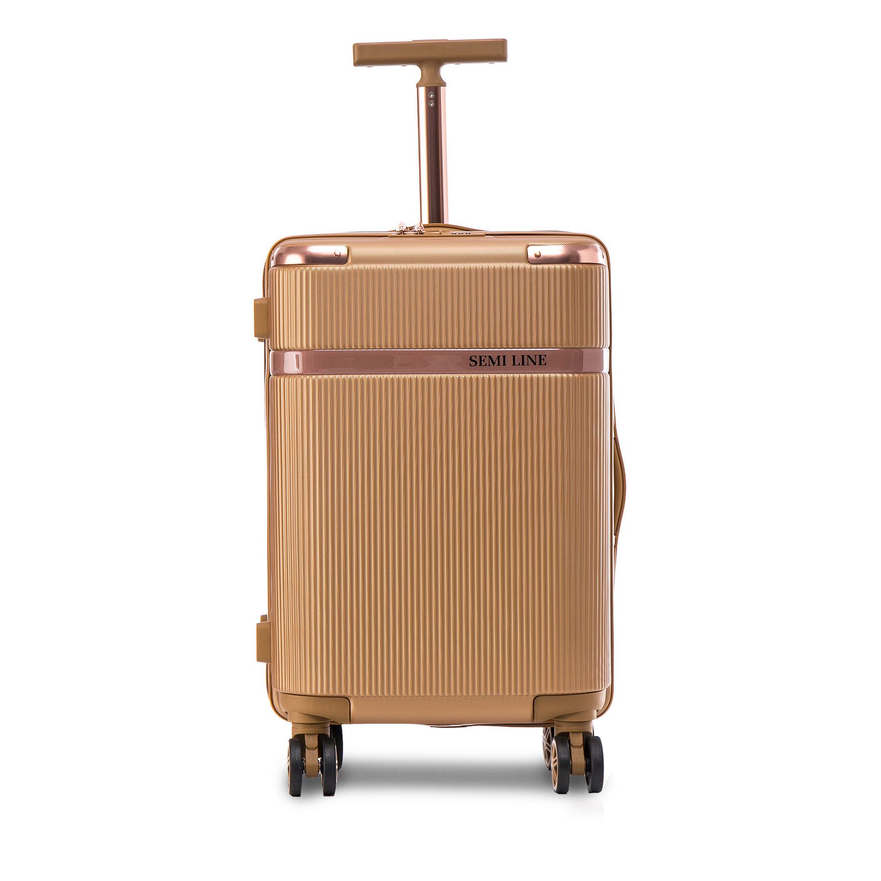 Maleta de cabina Semi Line T5667-2 Oro