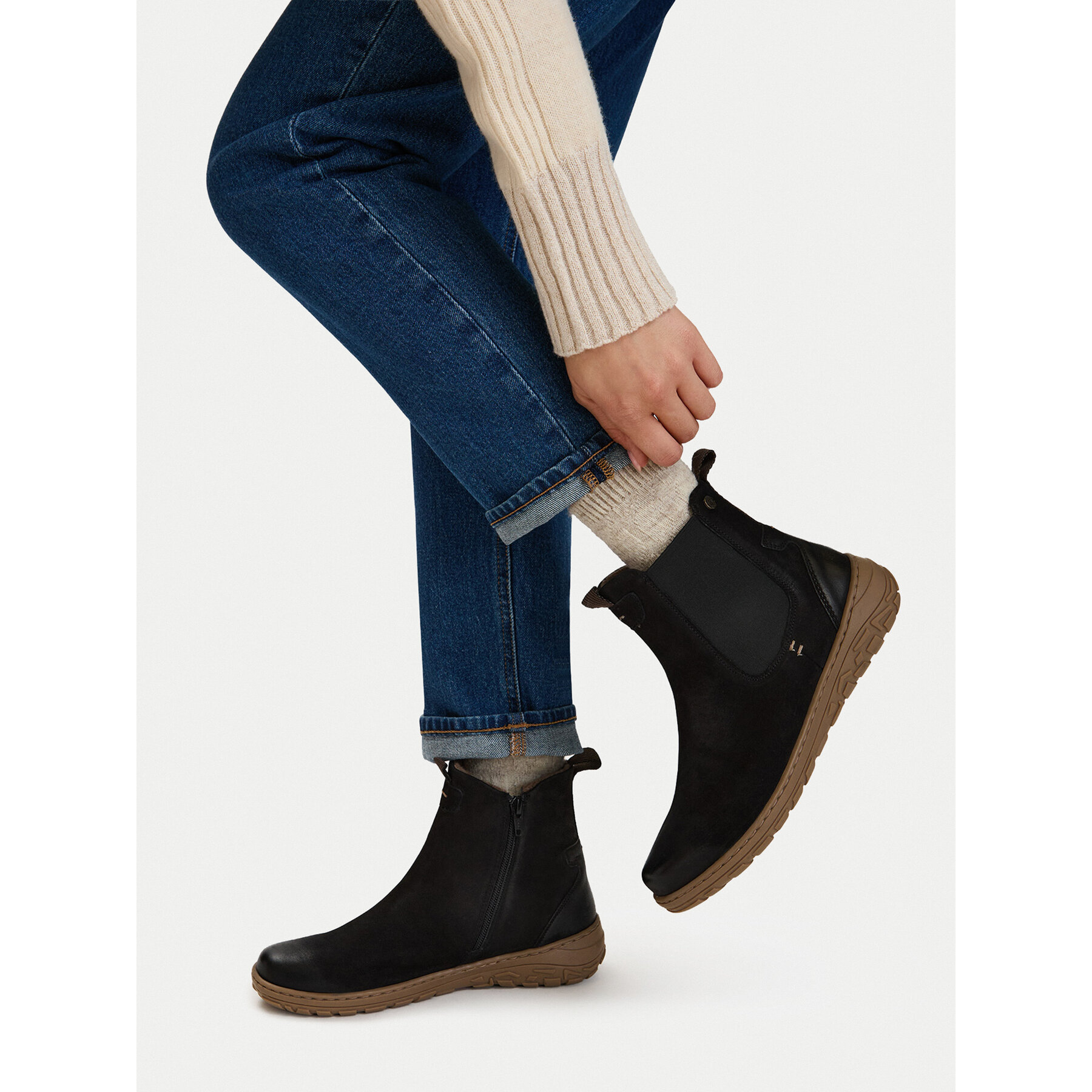 Botine Go Soft CEO-WI23-BOKKA-01 Negru