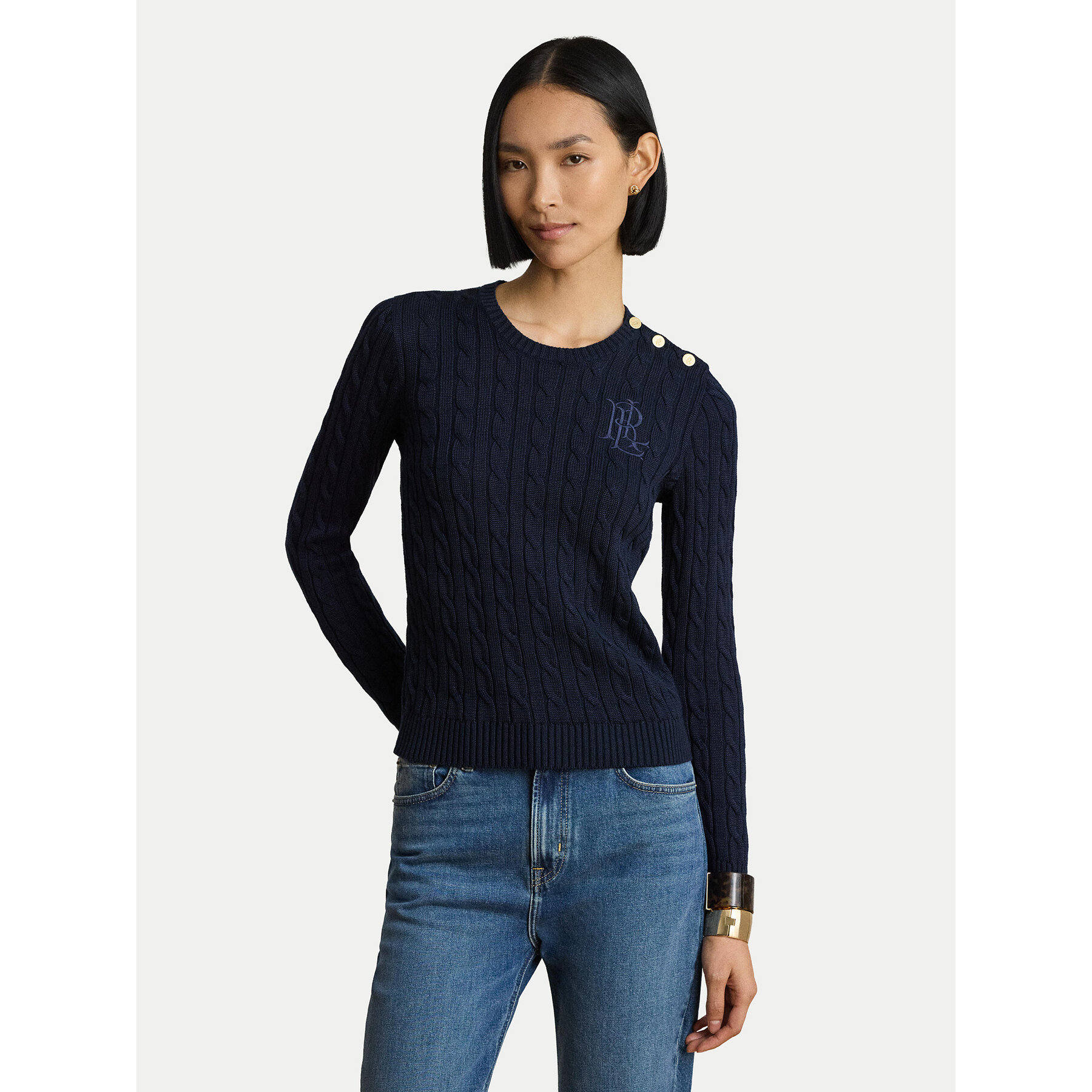 LAUREN RALPH LAUREN Pullover 200P14039002 Dunkelblau Regular Fit