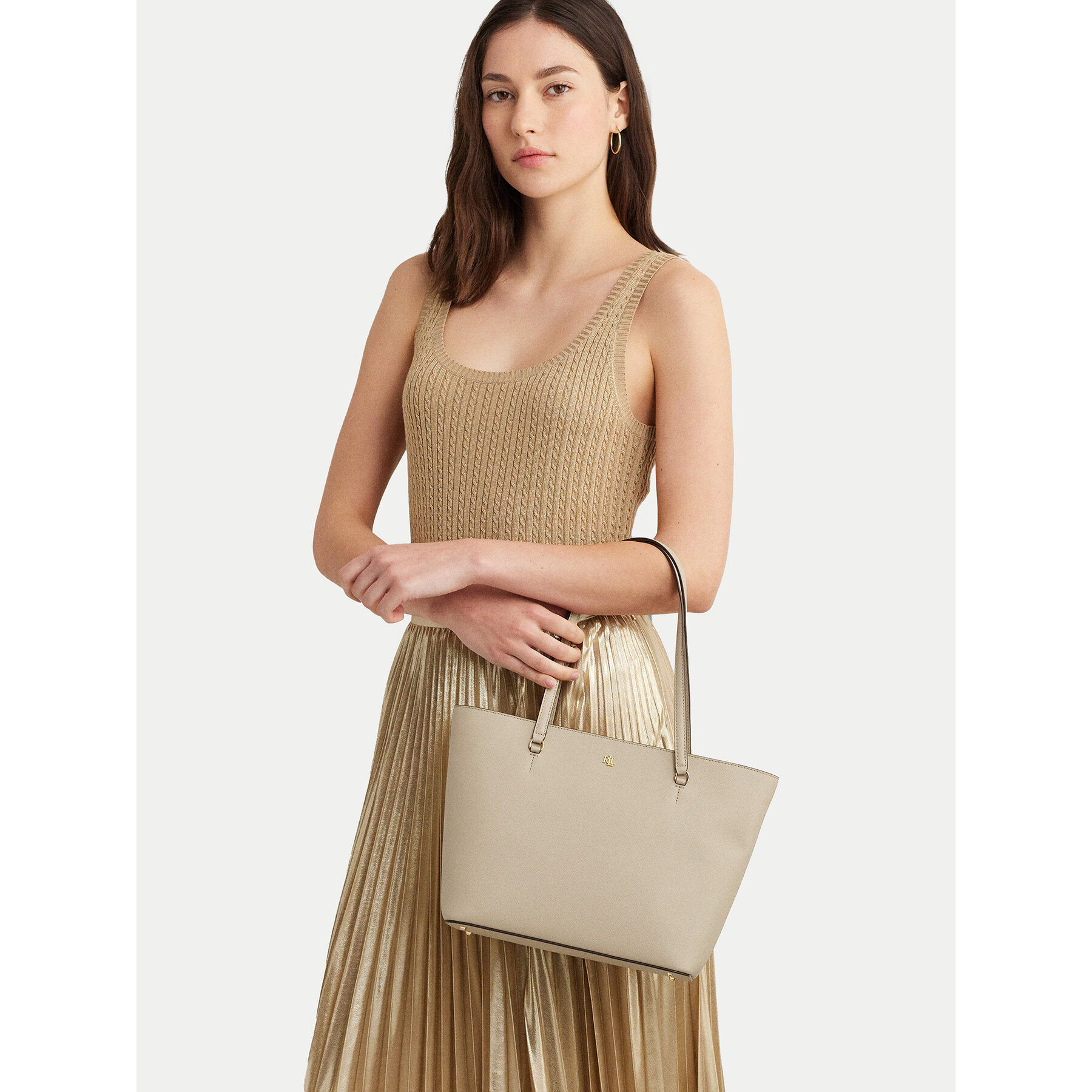 Torbica LAUREN RALPH LAUREN 431924351004 Bež