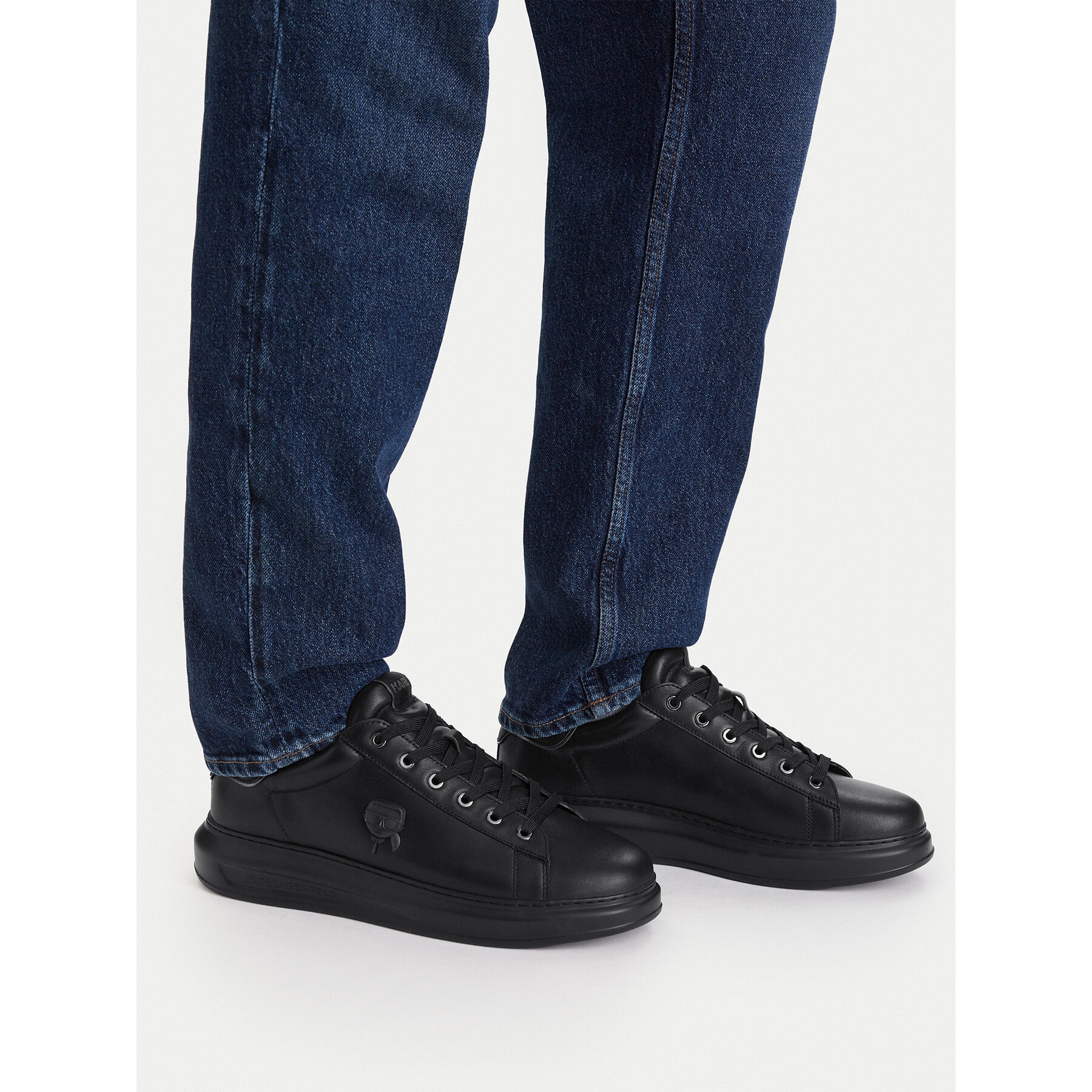 Tenisice KARL LAGERFELD Kapri KL52570N Crna