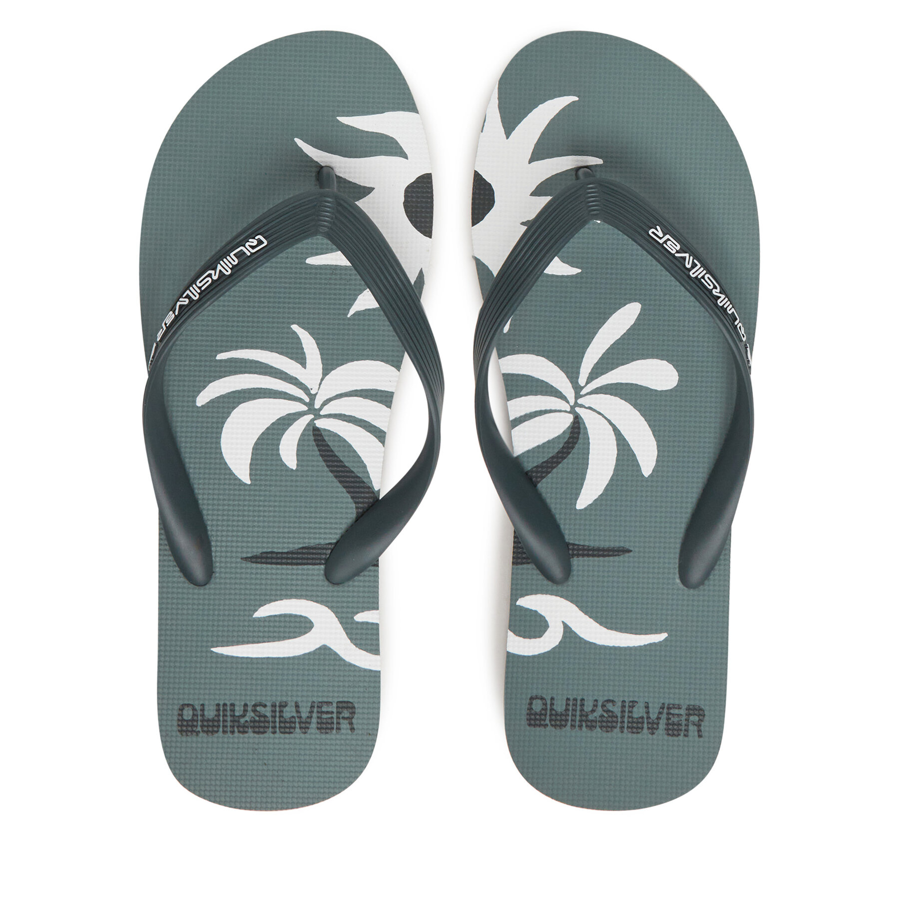 Męskie Japonki Quiksilver, Rozmiar 42 Zielony Molokai Screen AQYL101427