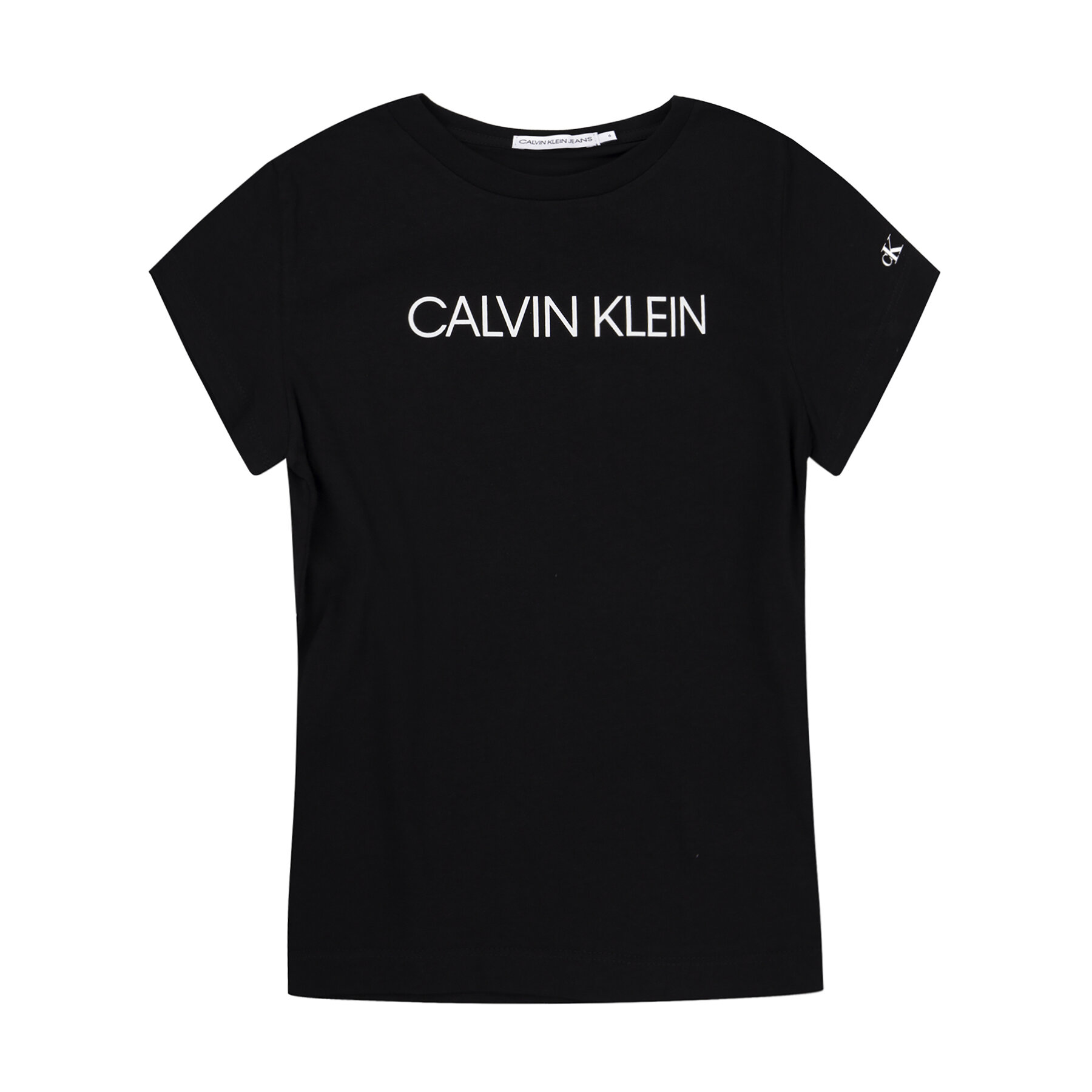 Calvin Klein Jeans T-Shirt Institutional IG0IG00380 Μαύρο Slim Fit