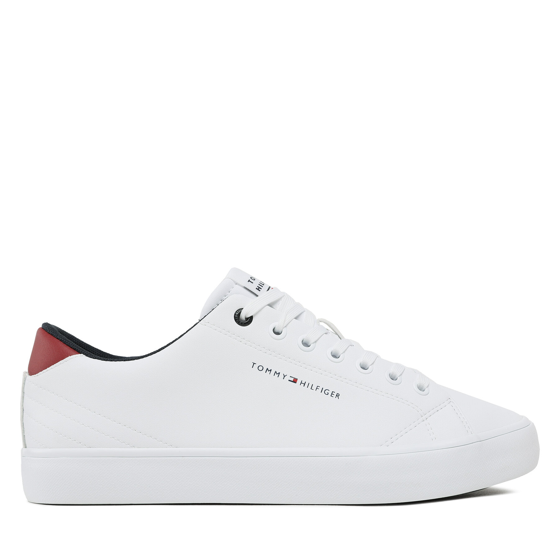 Zapatillas Tommy Hilfiger Hi Vulc Core Low Lth FM0FM04687 Blanco