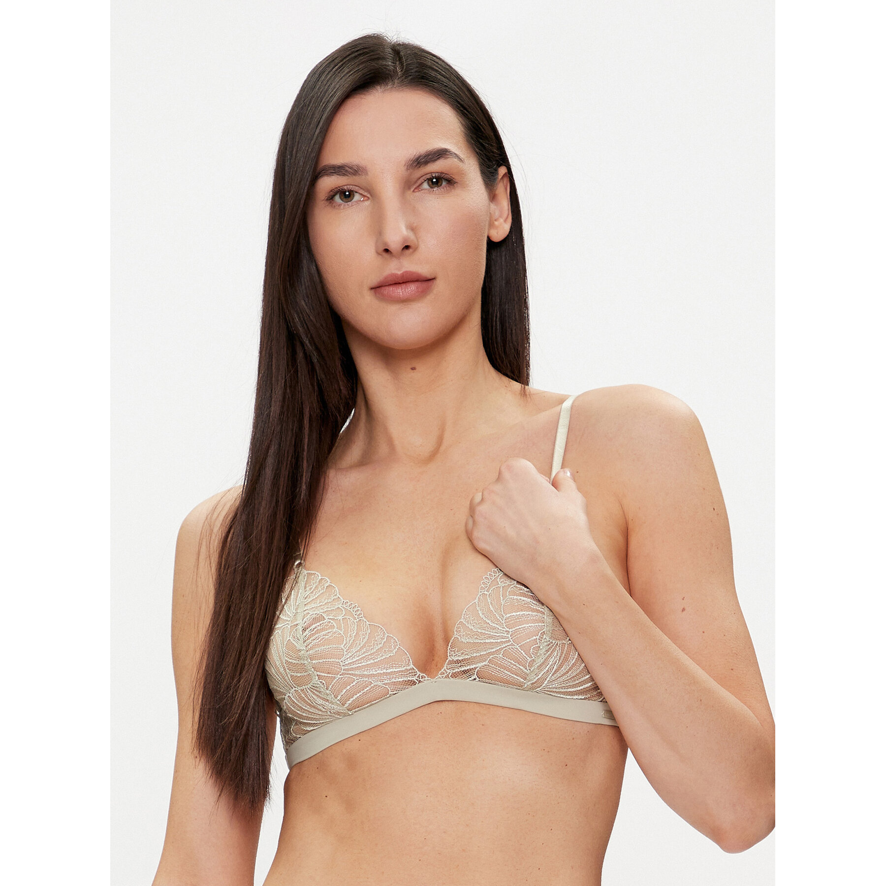 Calvin Klein Underwear Bralette melltartó 000QF7756E Szürke