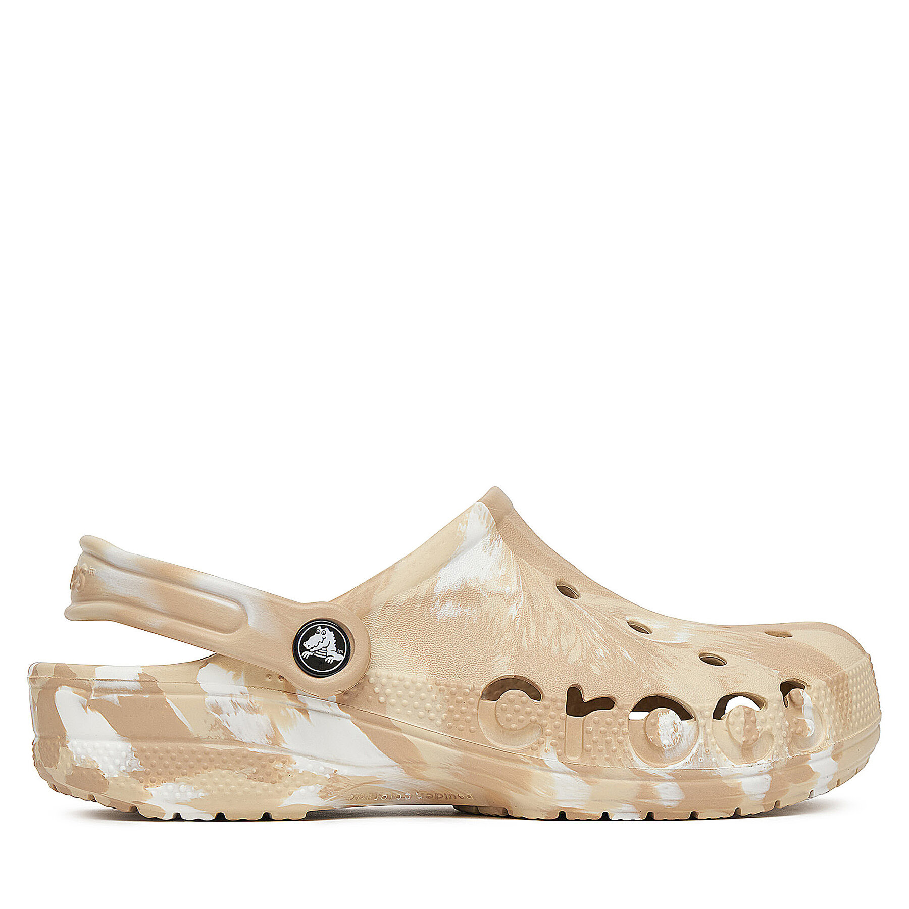 Unisex Šľapky Crocs, Rozmer: 37_38, Béžová, C-BAYA MARBLED CLOG 206935-2ZM