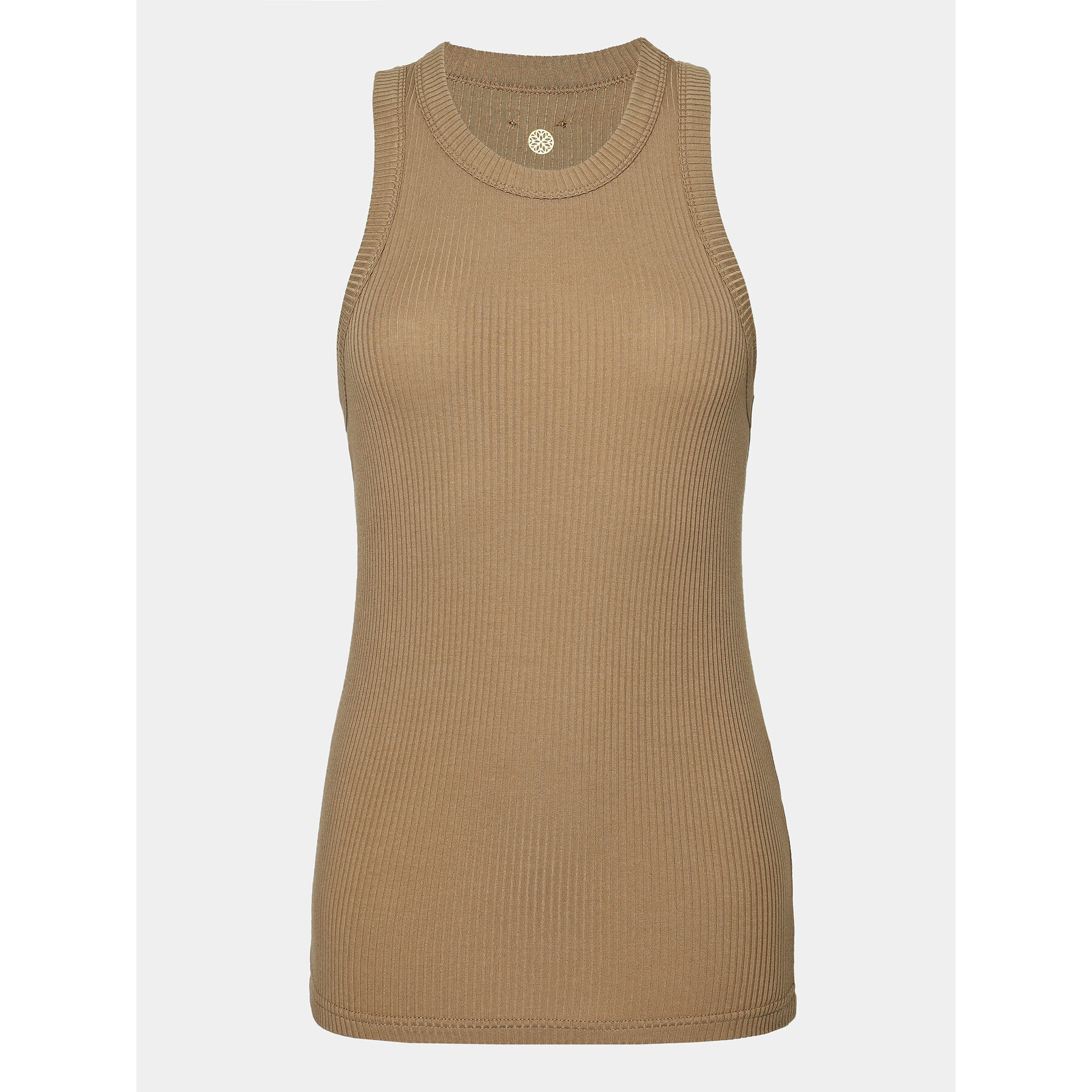 Athlecia Top Lankae W Top EA231328 Beige Regular Fit