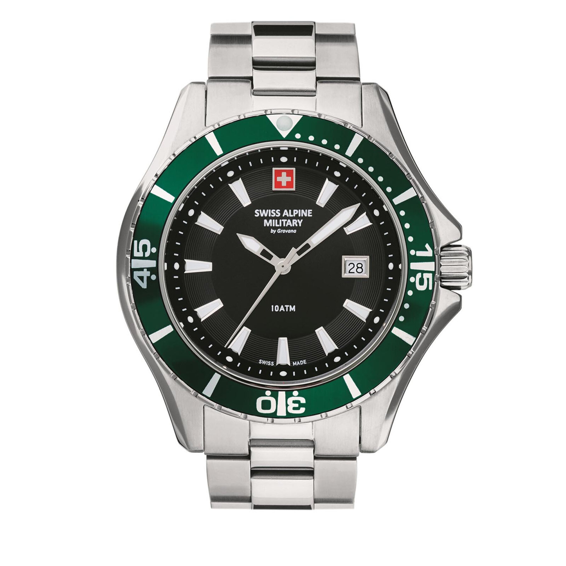 

Годинник Swiss Alpine Military 7040.1134 Silver, Срібний
