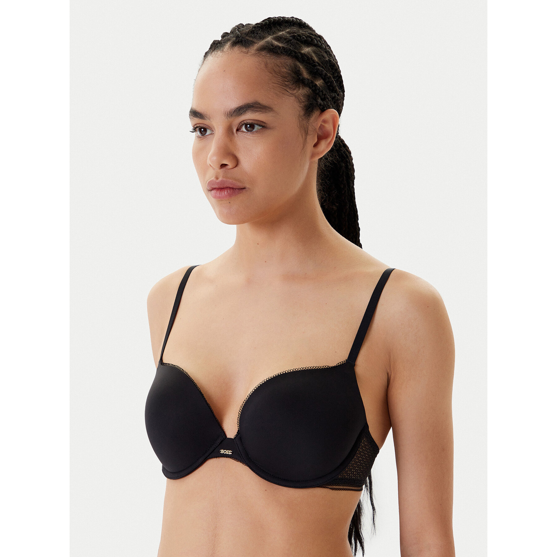 BOSS Reggiseno Push-up 50545346 Nero