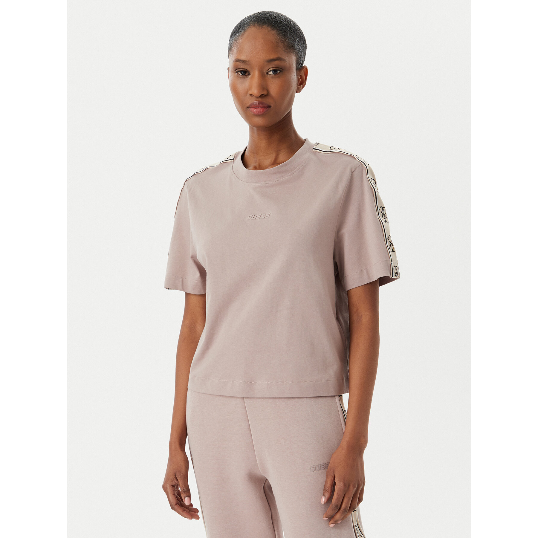 Guess Majica V3RI08 I3Z14 Roza Relaxed Fit