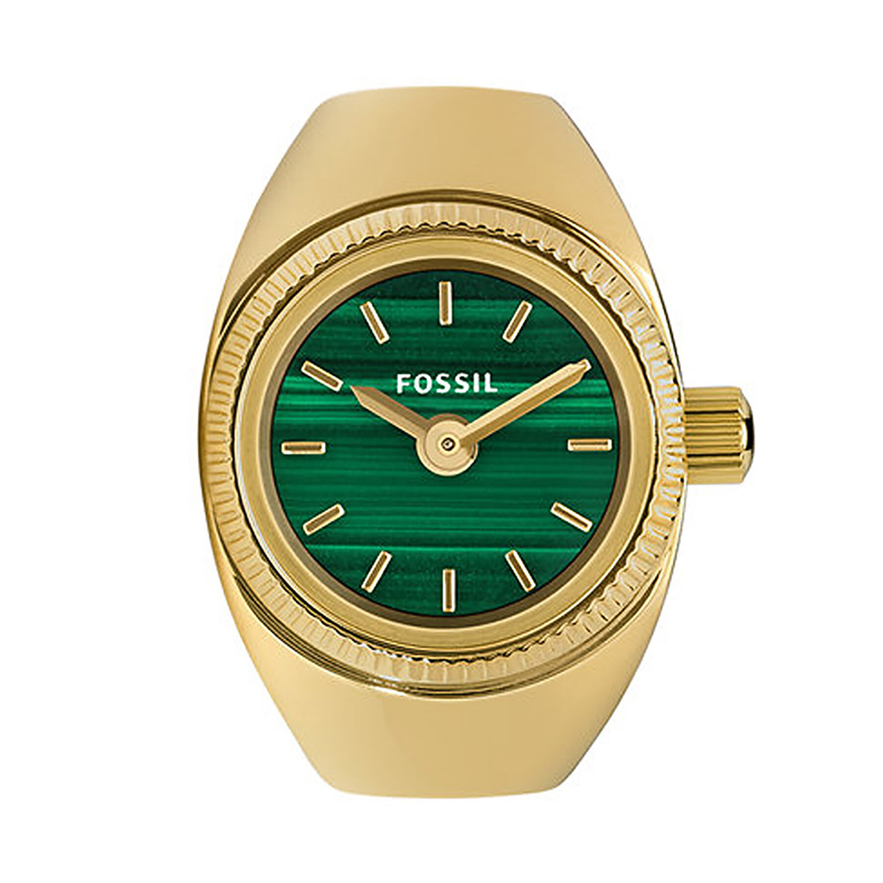 Klocka Fossil Watch Ring ES5308 Gyllene