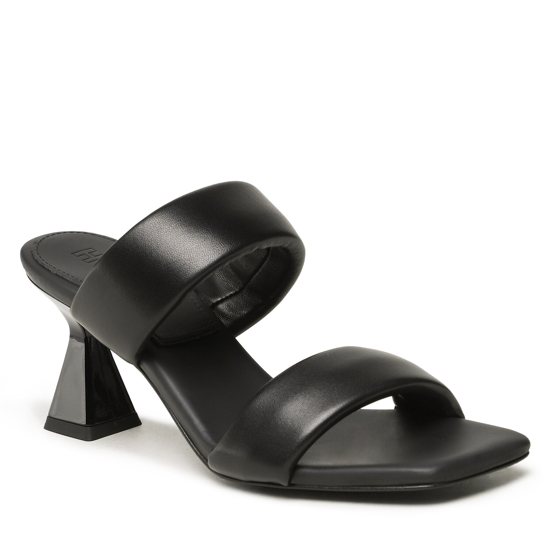 Pantofi cu toc subțire Hugo 50493011 Black 1 50493011 imagine super redus 2022