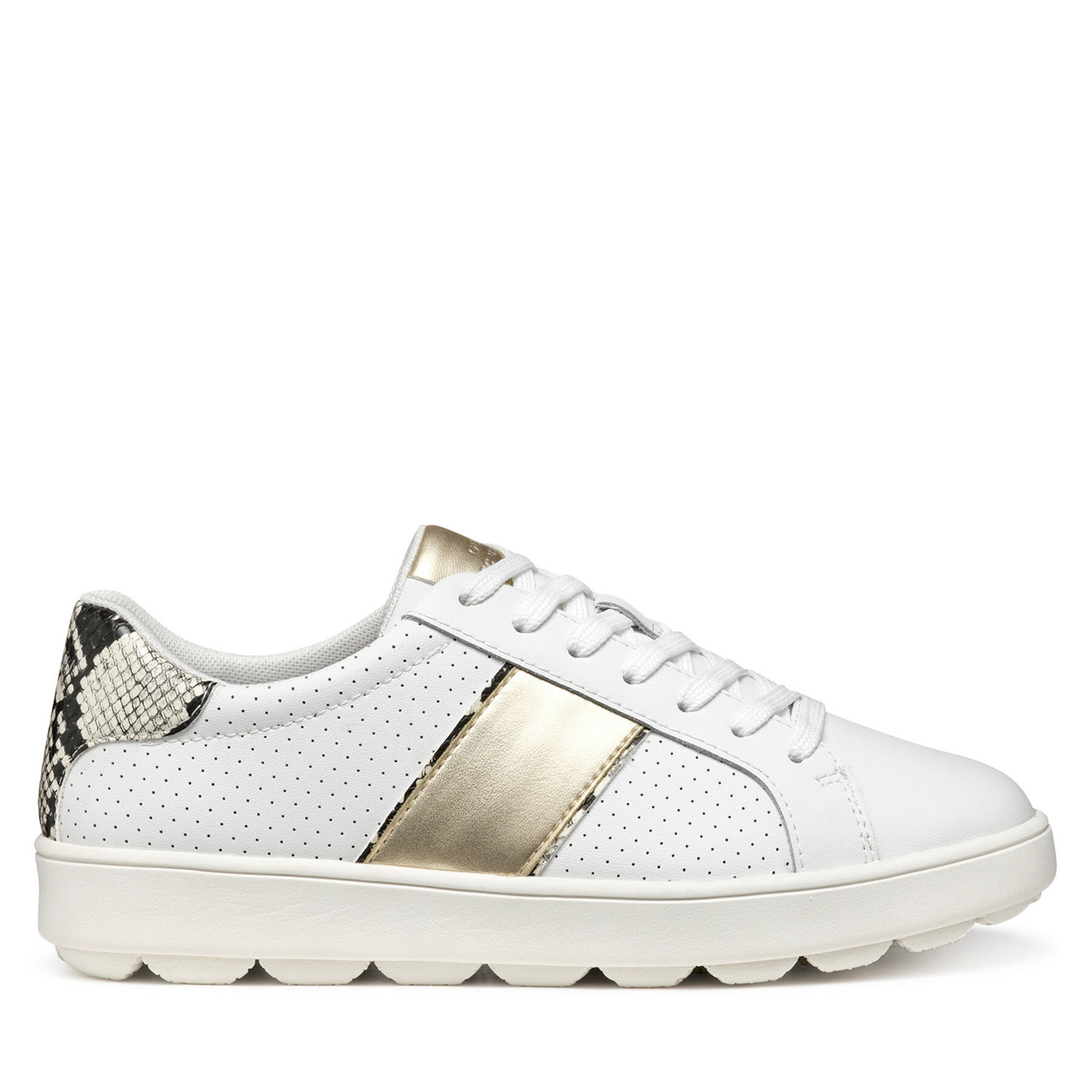 Sneakers Geox D Spherica Ecub-1 D55WEA 09BBN C1327 Alb