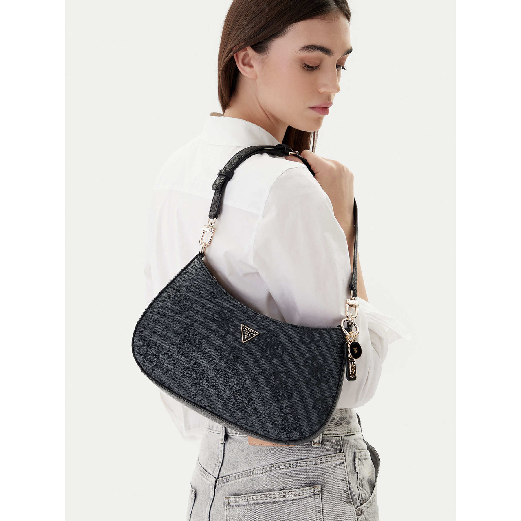 Дамска чанта Guess Noelle II HWSO96 72180 Сив