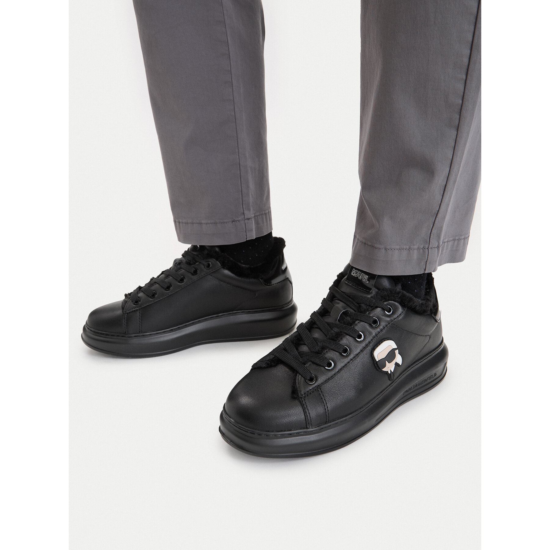 Sneakersy KARL LAGERFELD KL52531L Černá
