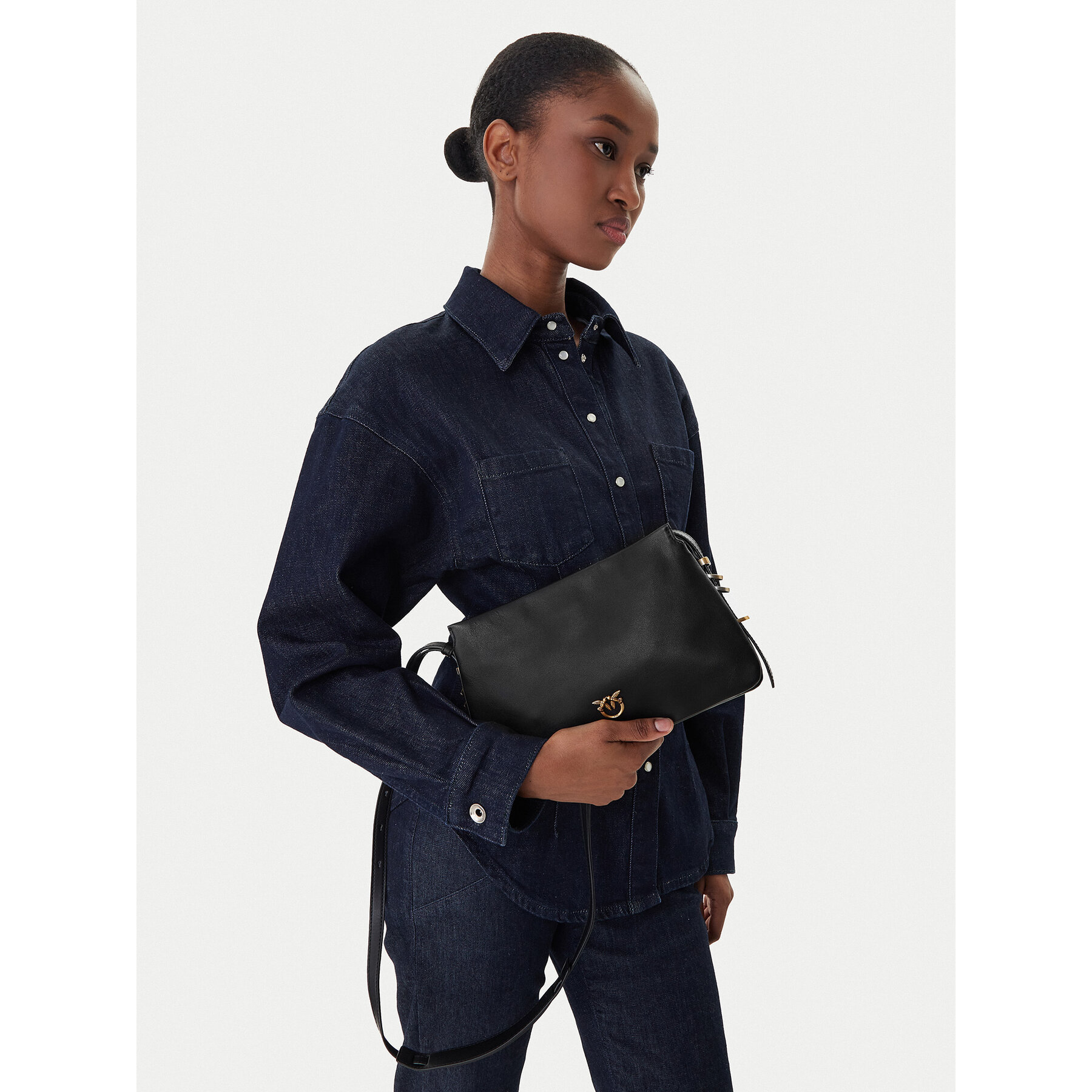 Borsetta PINKO Triplet Mini AI 25-26 PLTT 05883 A0QO Nero