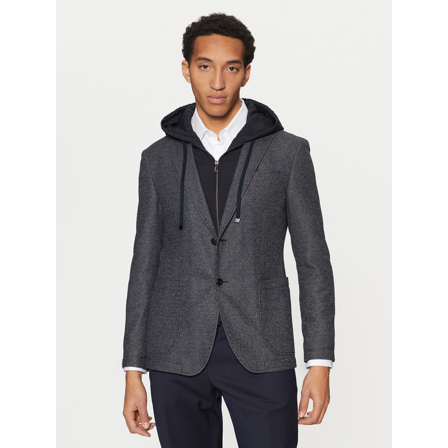 JOOP! Jeans Übergangsjacke 15 JJB-18Hoodney-J15 30045021 Dunkelblau Slim Fit
