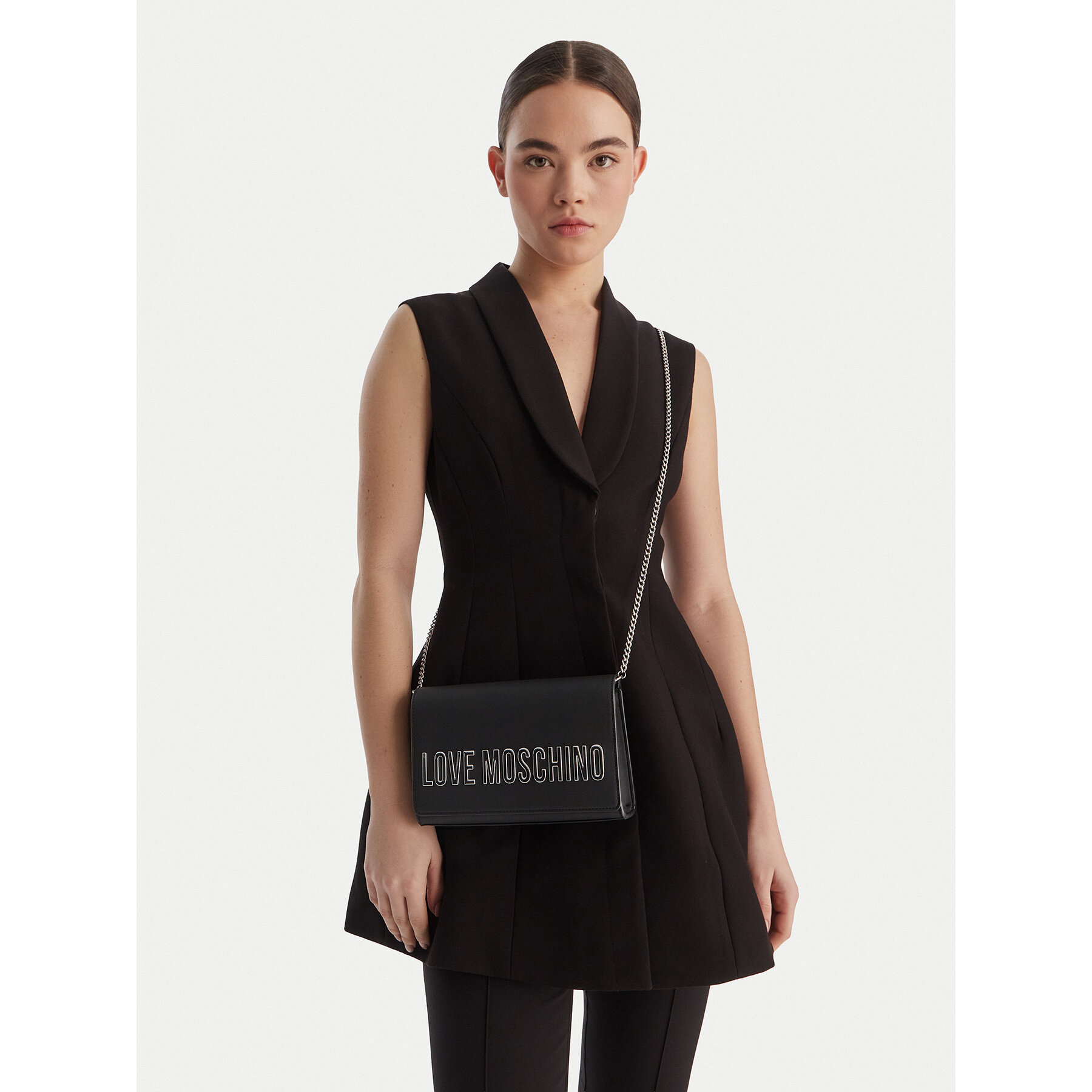 Geantă LOVE MOSCHINO JC4103PP1OKD000B Negru