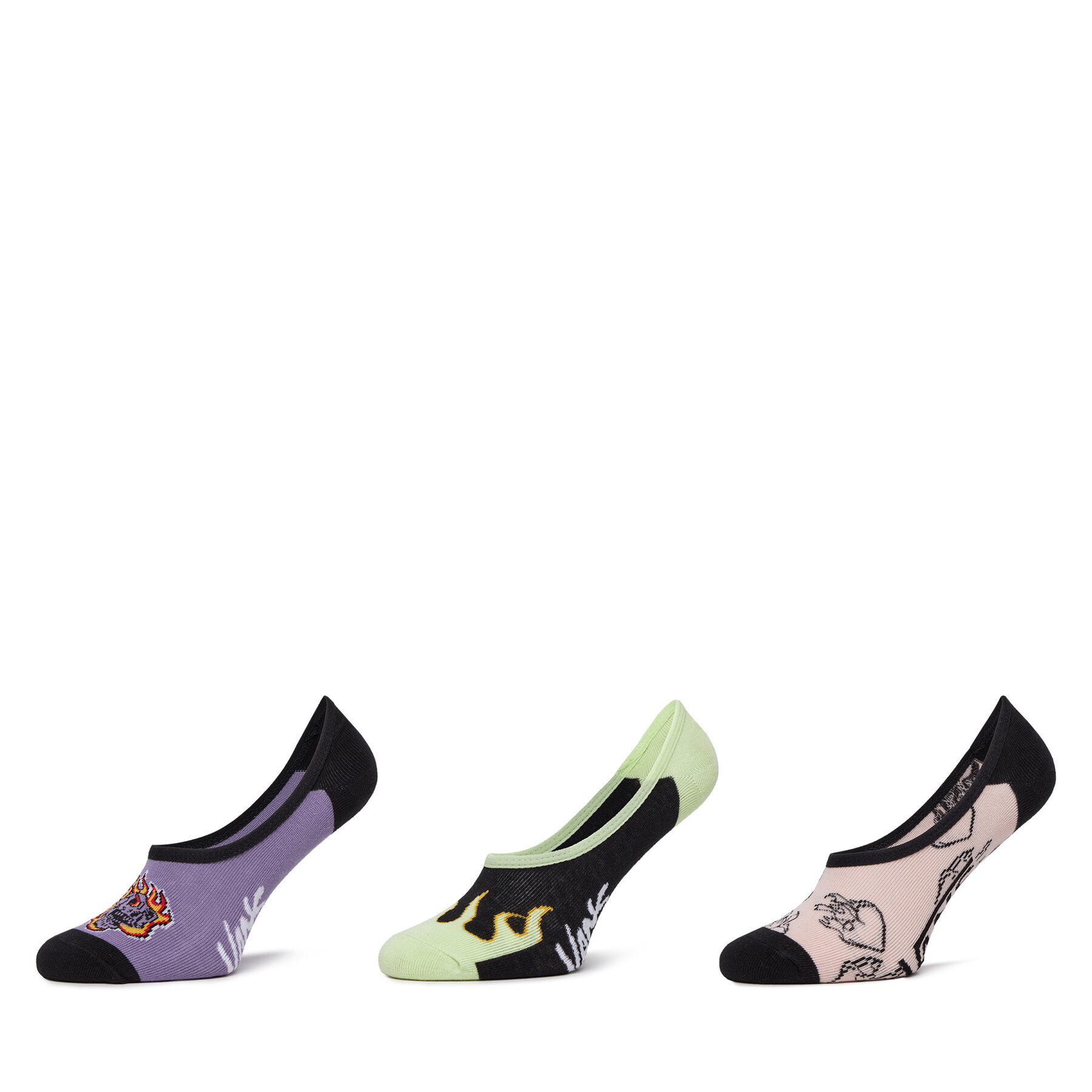 Чорапи тип терлици Vans Buggin Out VN000ND2 Цветен