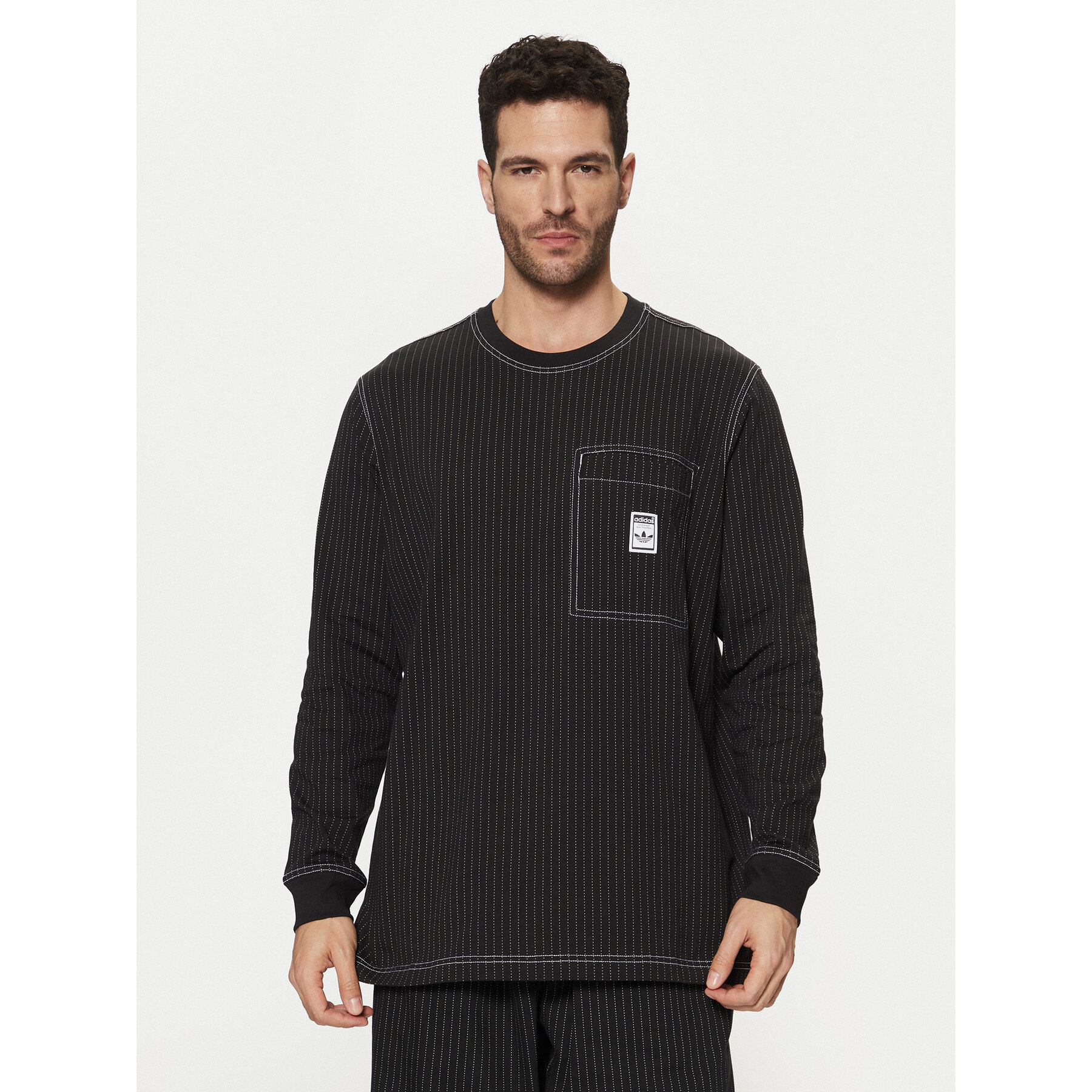 adidas Longsleeve Wabash JP4479 Schwarz Loose Fit