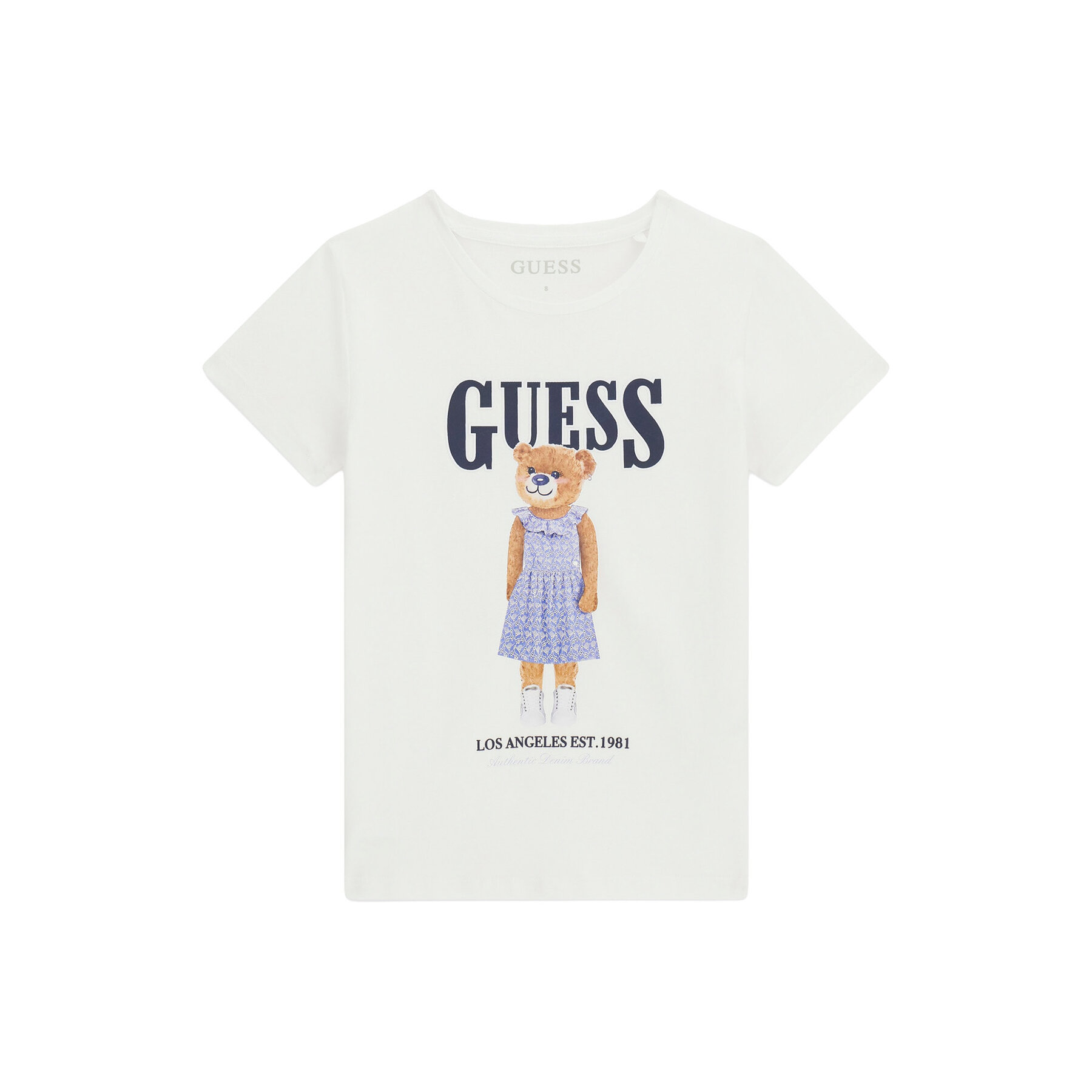 Guess T-shirt J6GI04 K6YW4 Bijela Regular Fit