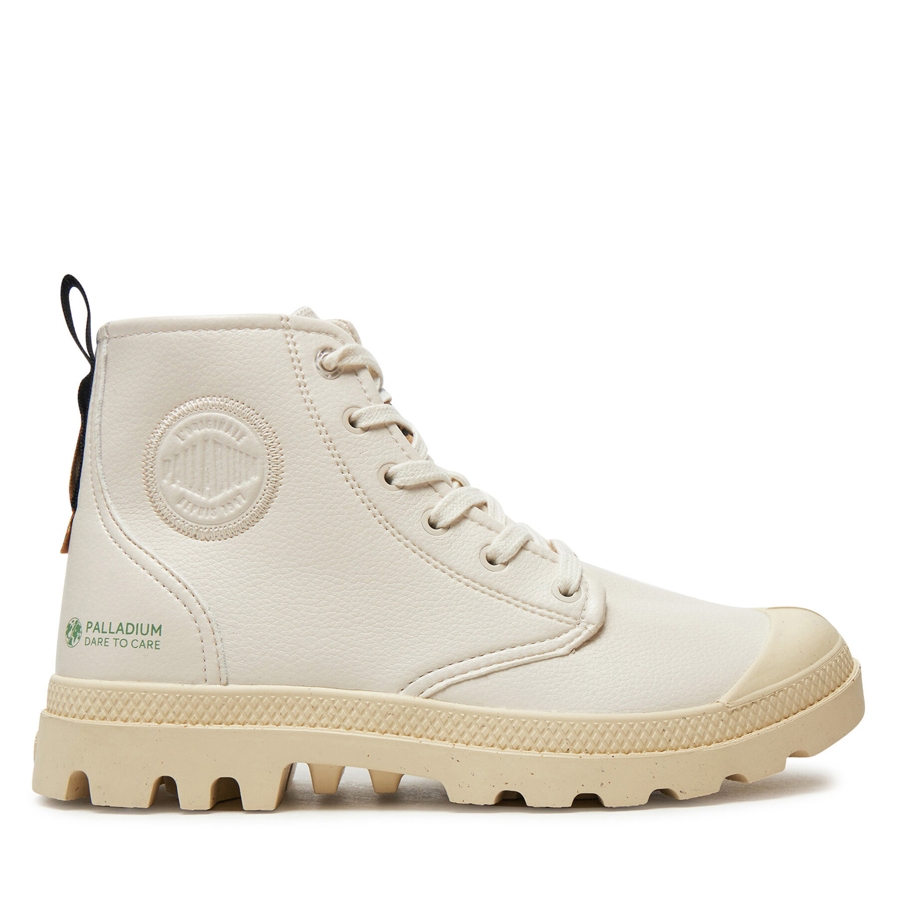 Scarponcini Palladium Pampa Hi Re Vegan Lth 74378-116-M Bianco