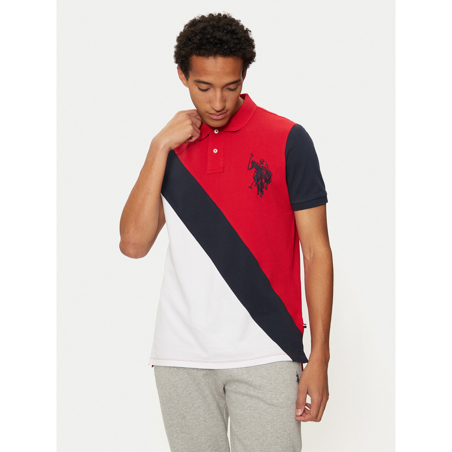 U.S. Polo Assn. U.S. Polo Assn. Polo MUP3628 Έγχρωμο Regular Fit