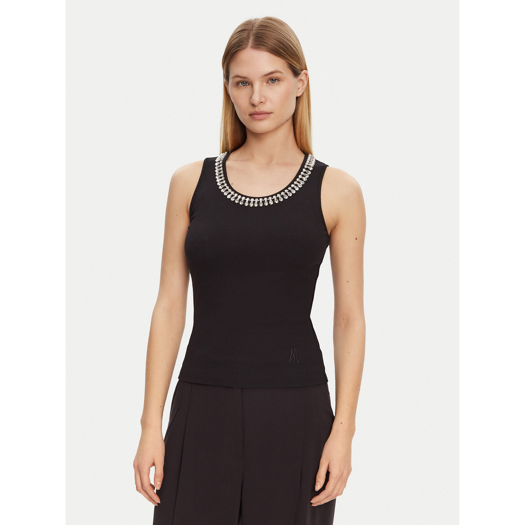 Marciano Guess Marciano Guess Τοπ 5RGP23 6299A Μαύρο Regular Fit
