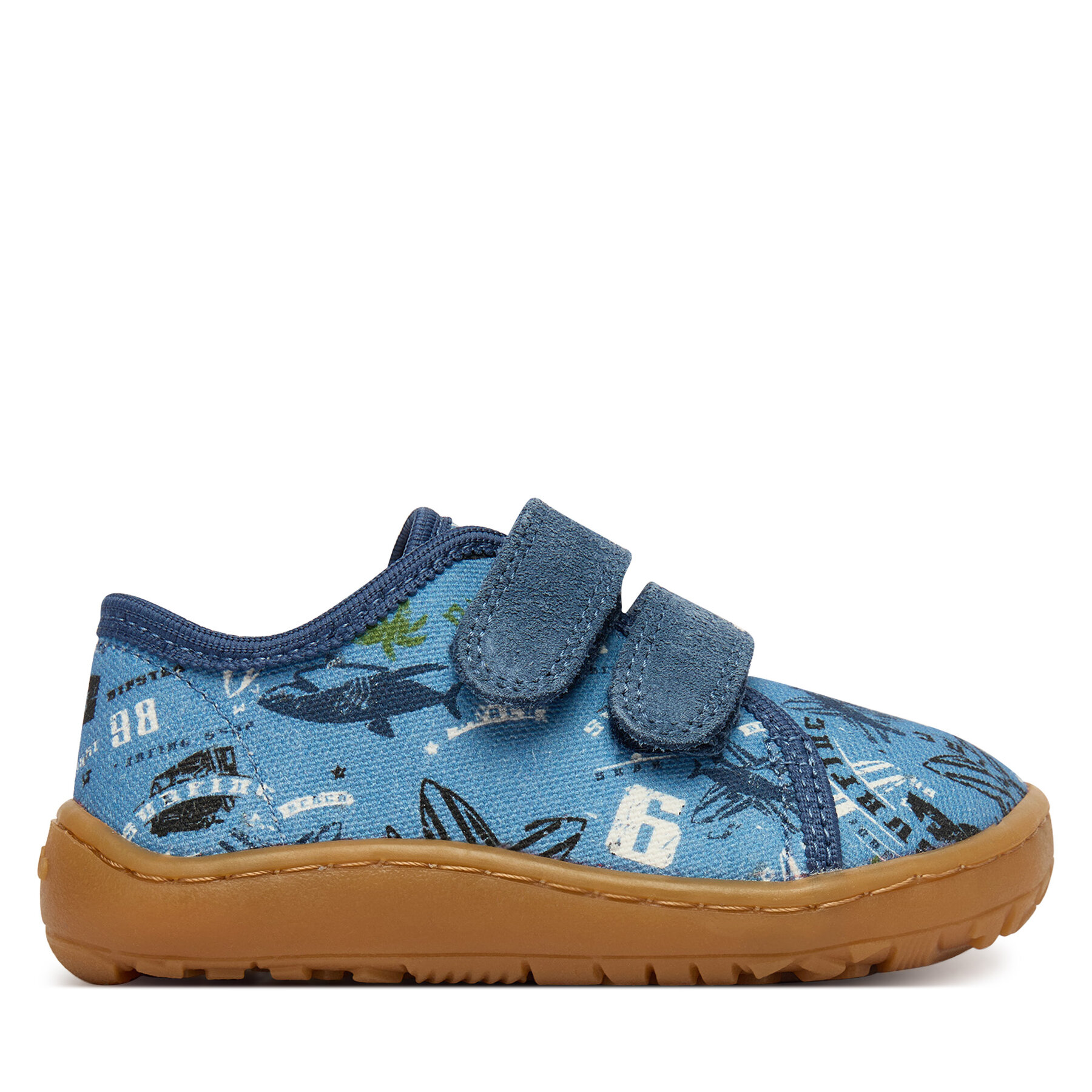 Papuci de casă Froddo Barefoot Canvas G1700440-6 M Albastru
