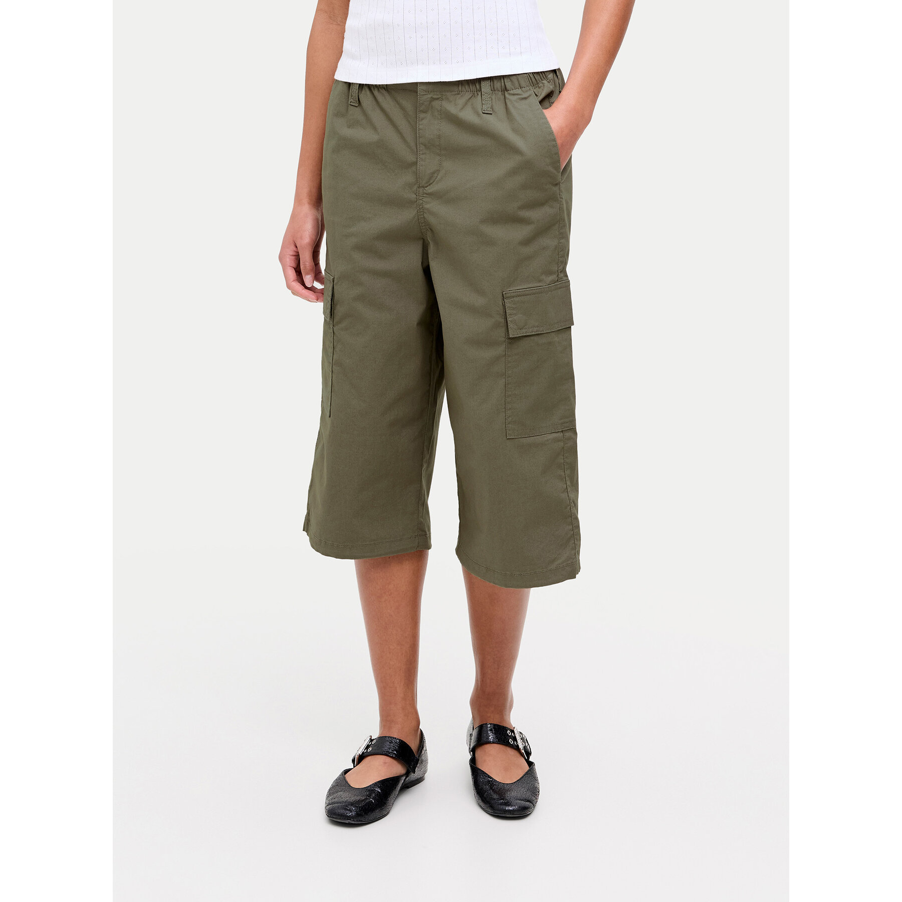 JJXX Caprihose Olga 12271698 Grün Straight Fit