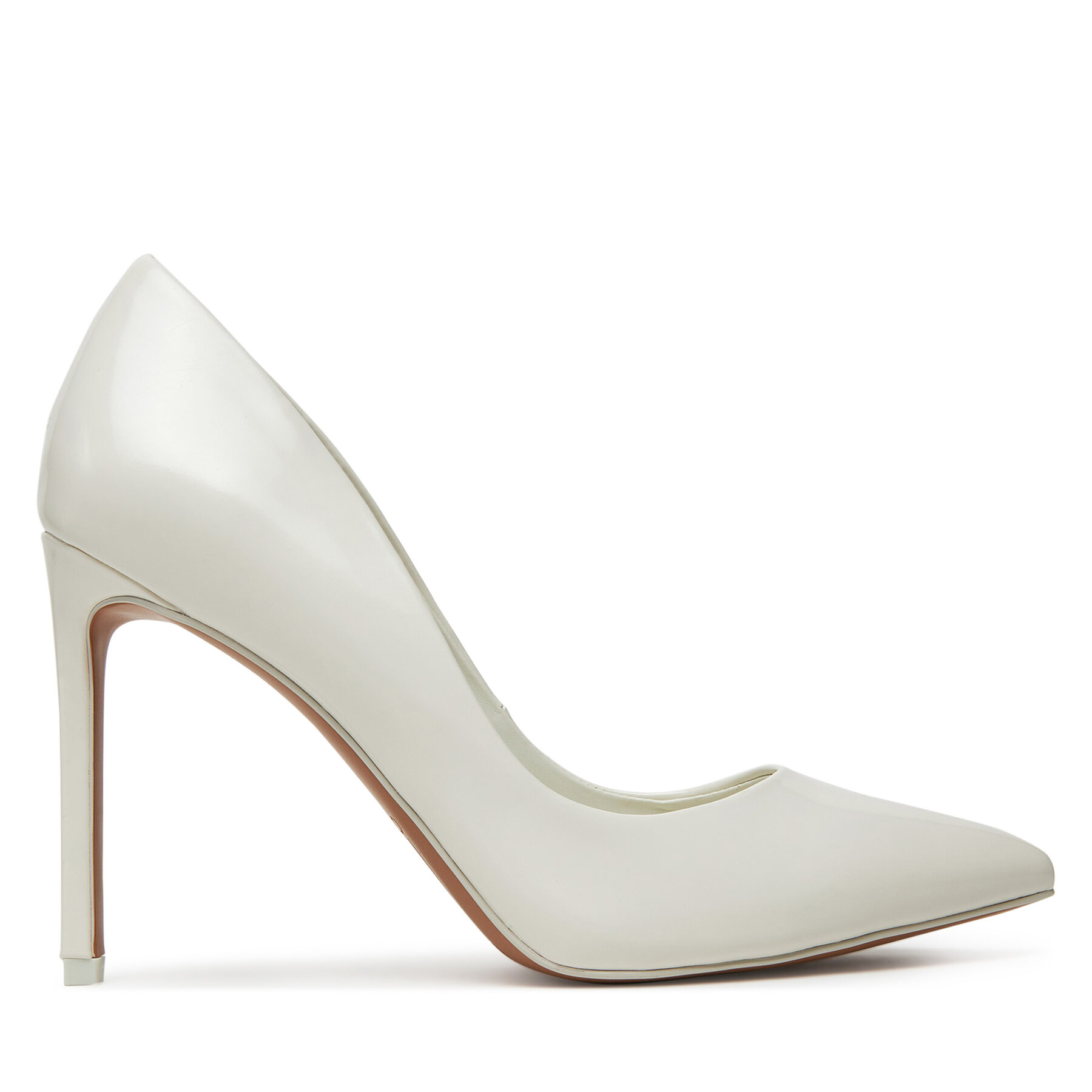 Pantofi cu toc subțire Aldo Lala 13830552 Alb