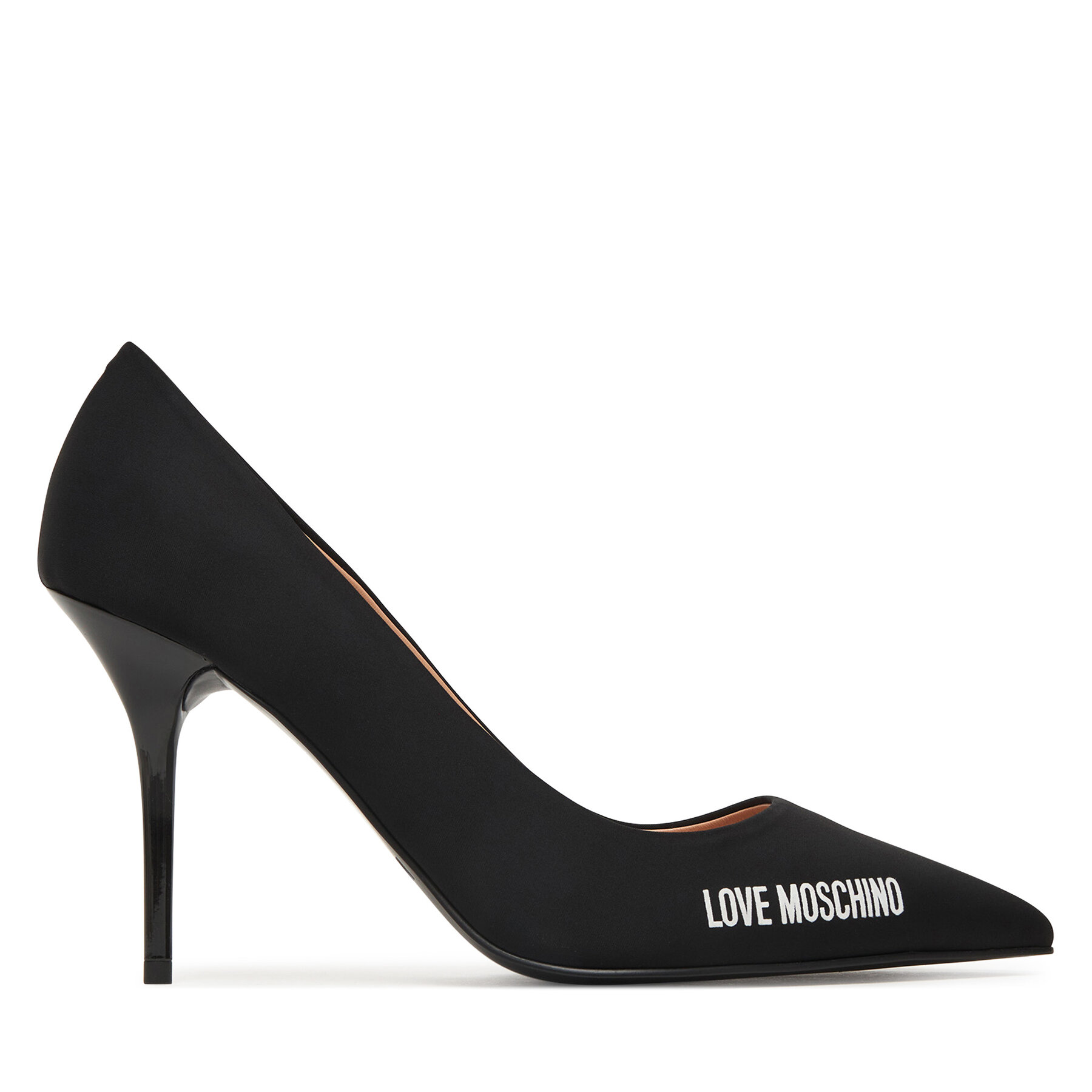 Pantofi cu toc subțire LOVE MOSCHINO JA10299G0OIM0000 Negru