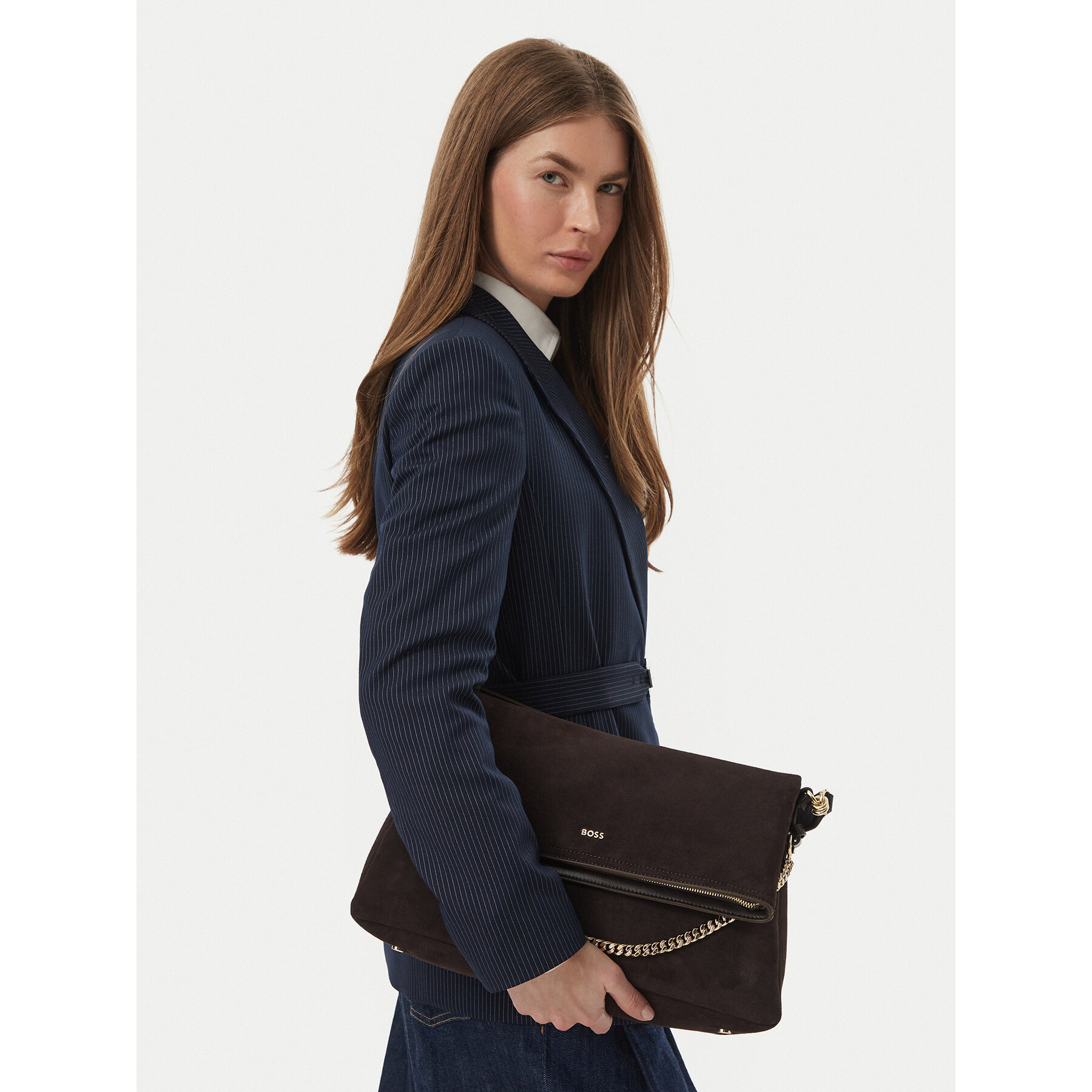 Kabelka BOSS 50573247 Hnědá