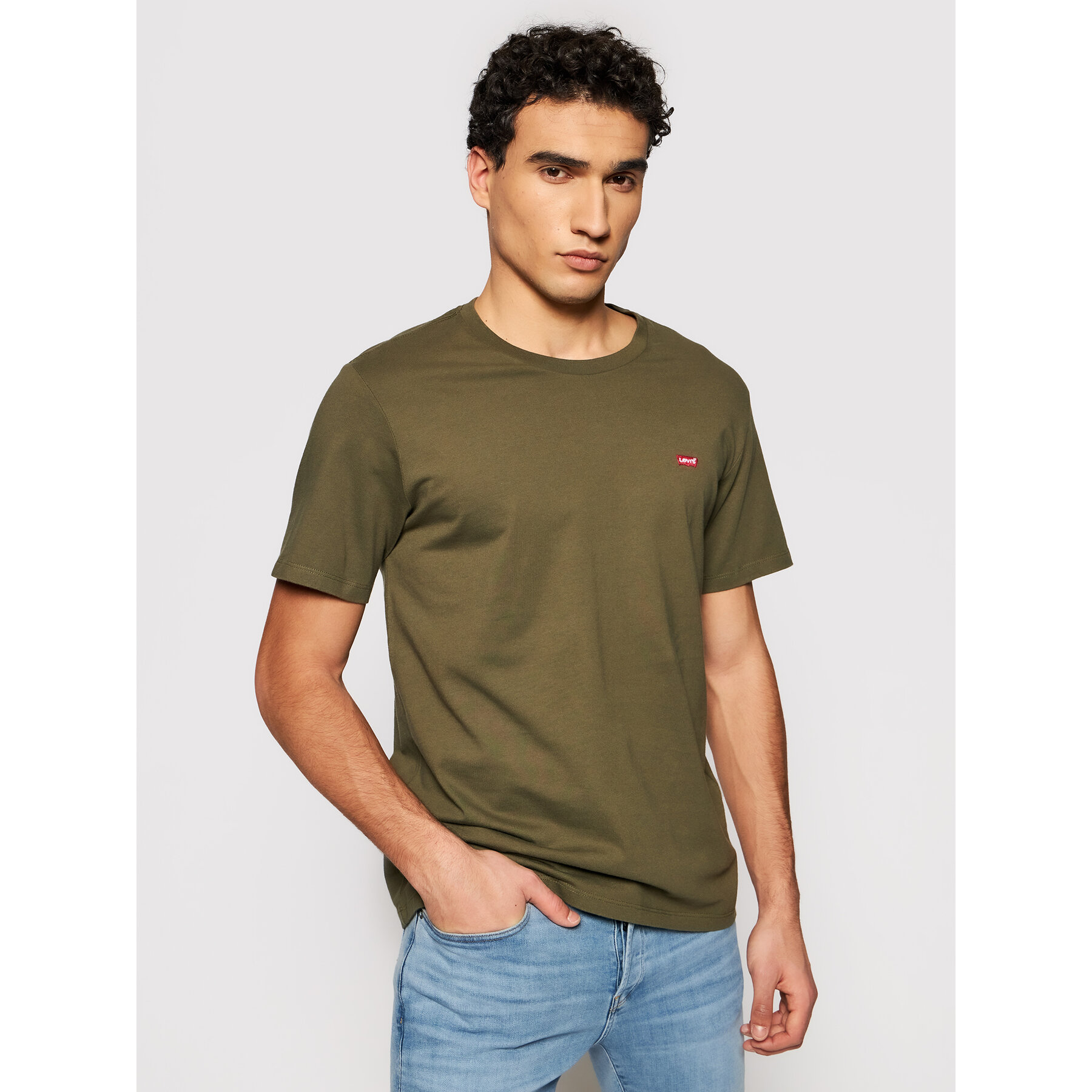 Levi's® T-Shirt Original Housemark 56605-0021 Grün Standard Fit