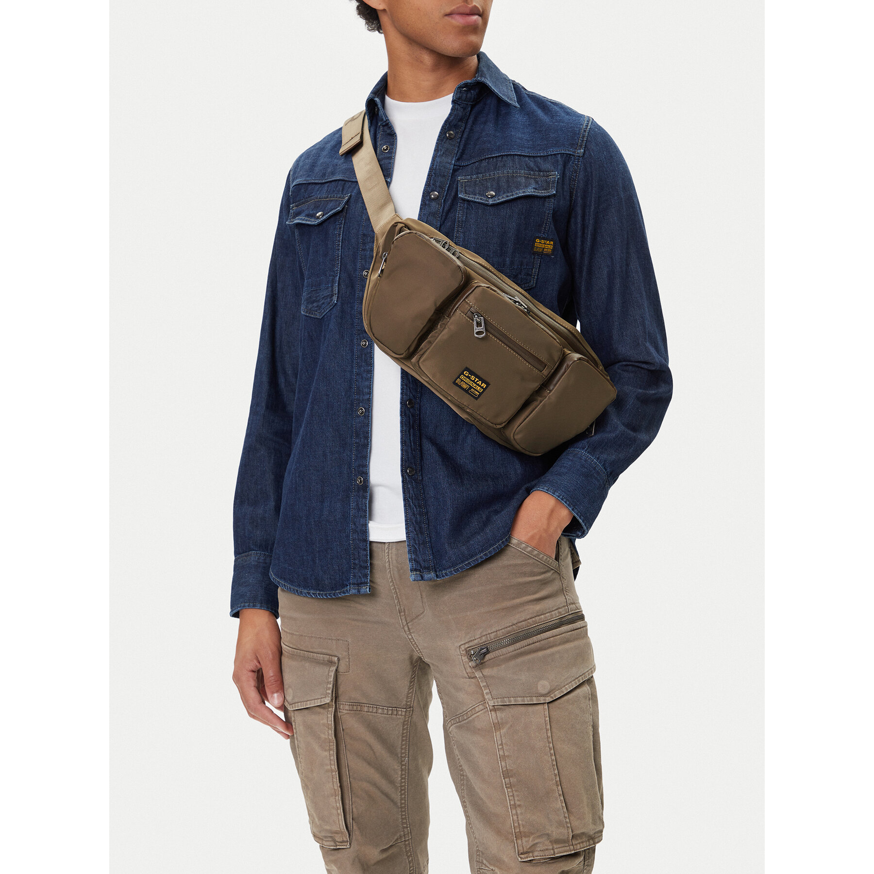 Ľadvinka G-Star Raw CEO-BEN-LX9868J Kaki