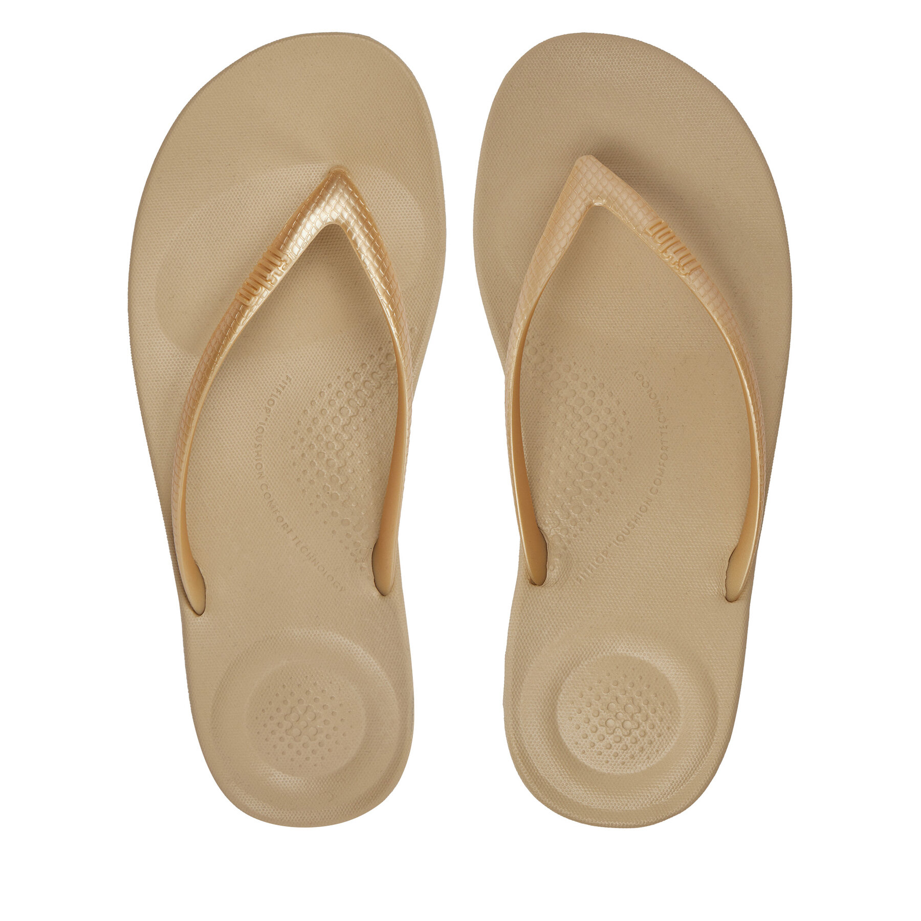 Donna Infradito FitFlop, Taglia 37, Oro, Iqushion E54, taglia : 37