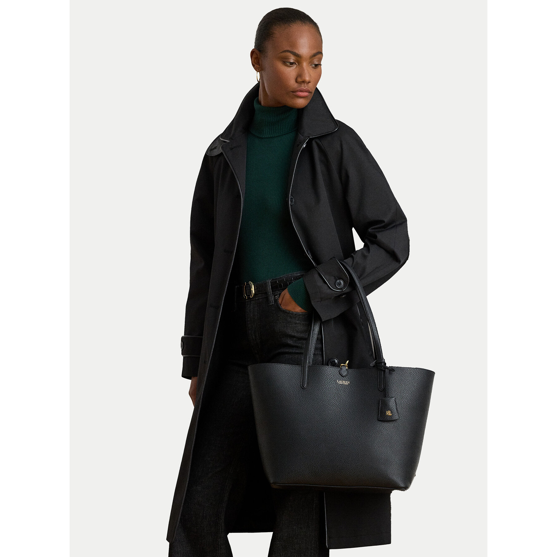 Дамска чанта LAUREN RALPH LAUREN 431795329073 Черен