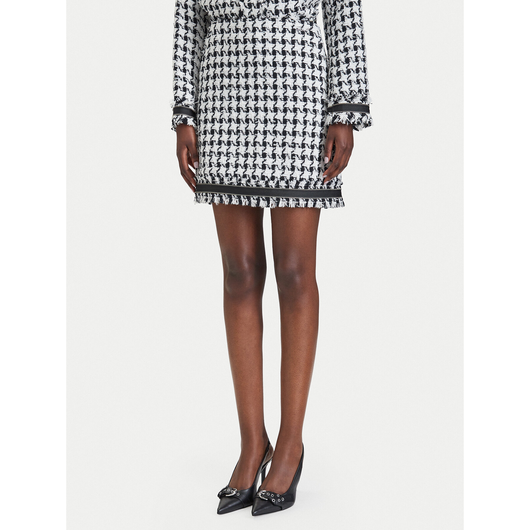 KARL LAGERFELD Minirock B4W12013 Schwarz Regular Fit