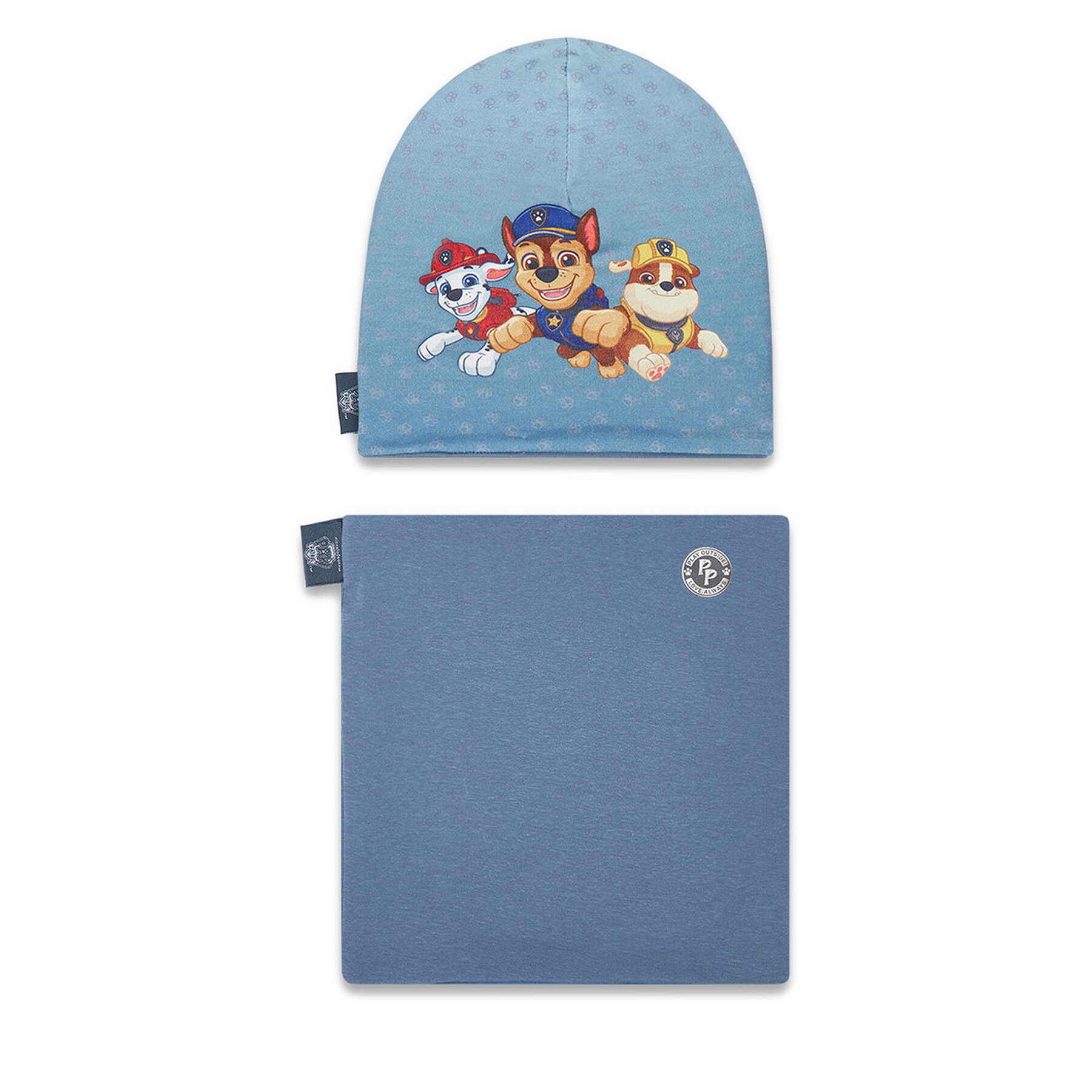 Súprava čiapka a tunelový šál Paw Patrol CEO-ACCCS-AW25-317PAW Modrá