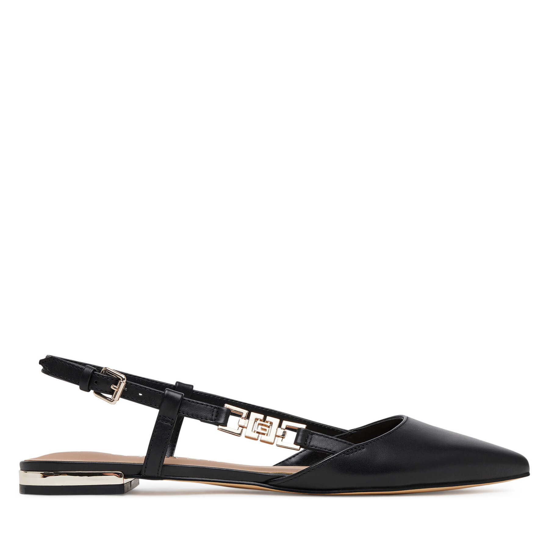 Damskie Guess Baleriny, Rozmiar 39 Czarny FLTFRA LEA05