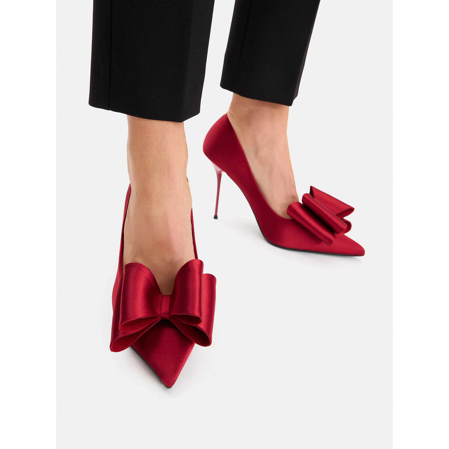 Eva Minge High Heels EO-EMI-25P142 Dunkelrot