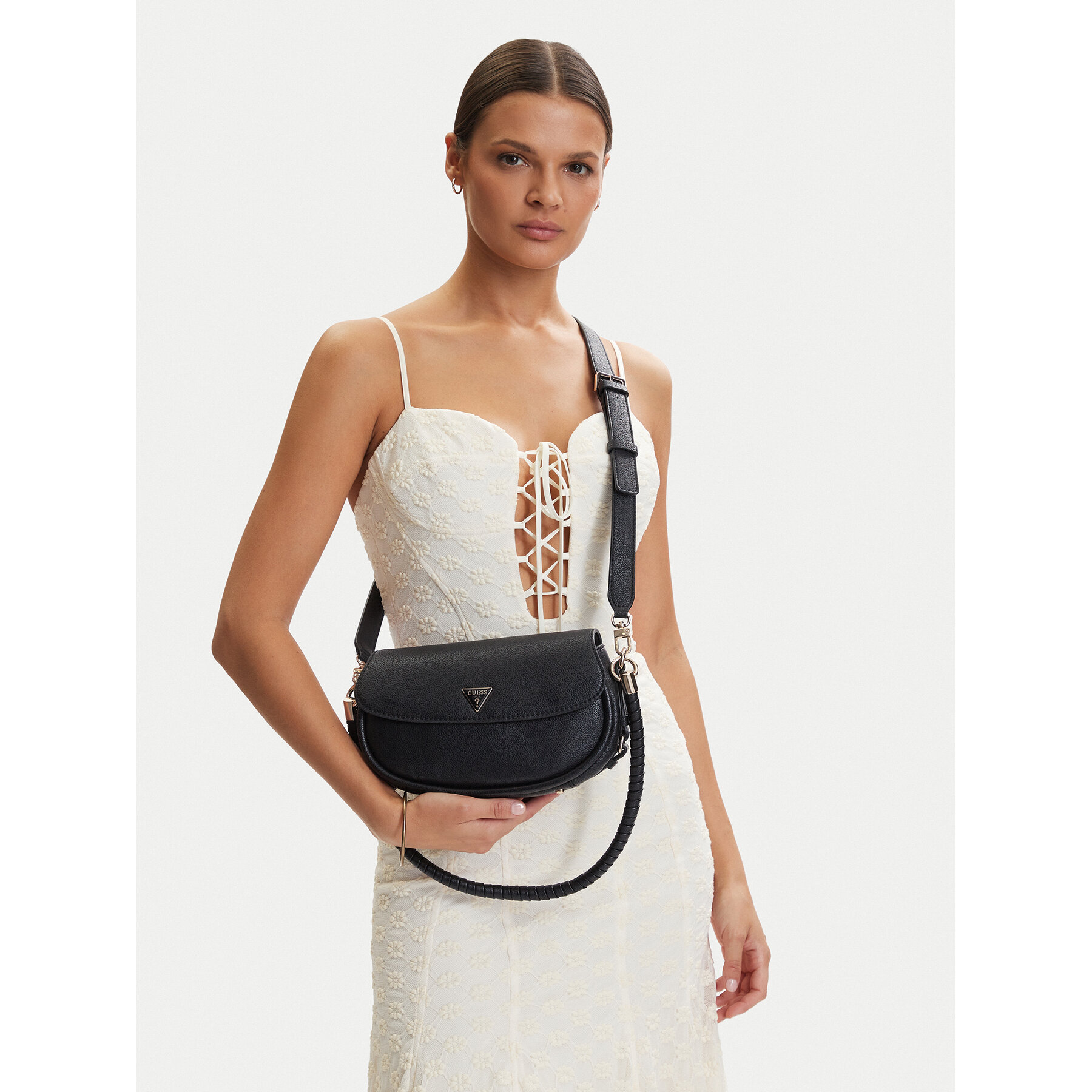 Τσάντα Guess Danya HWBG99 18190 Μαύρο